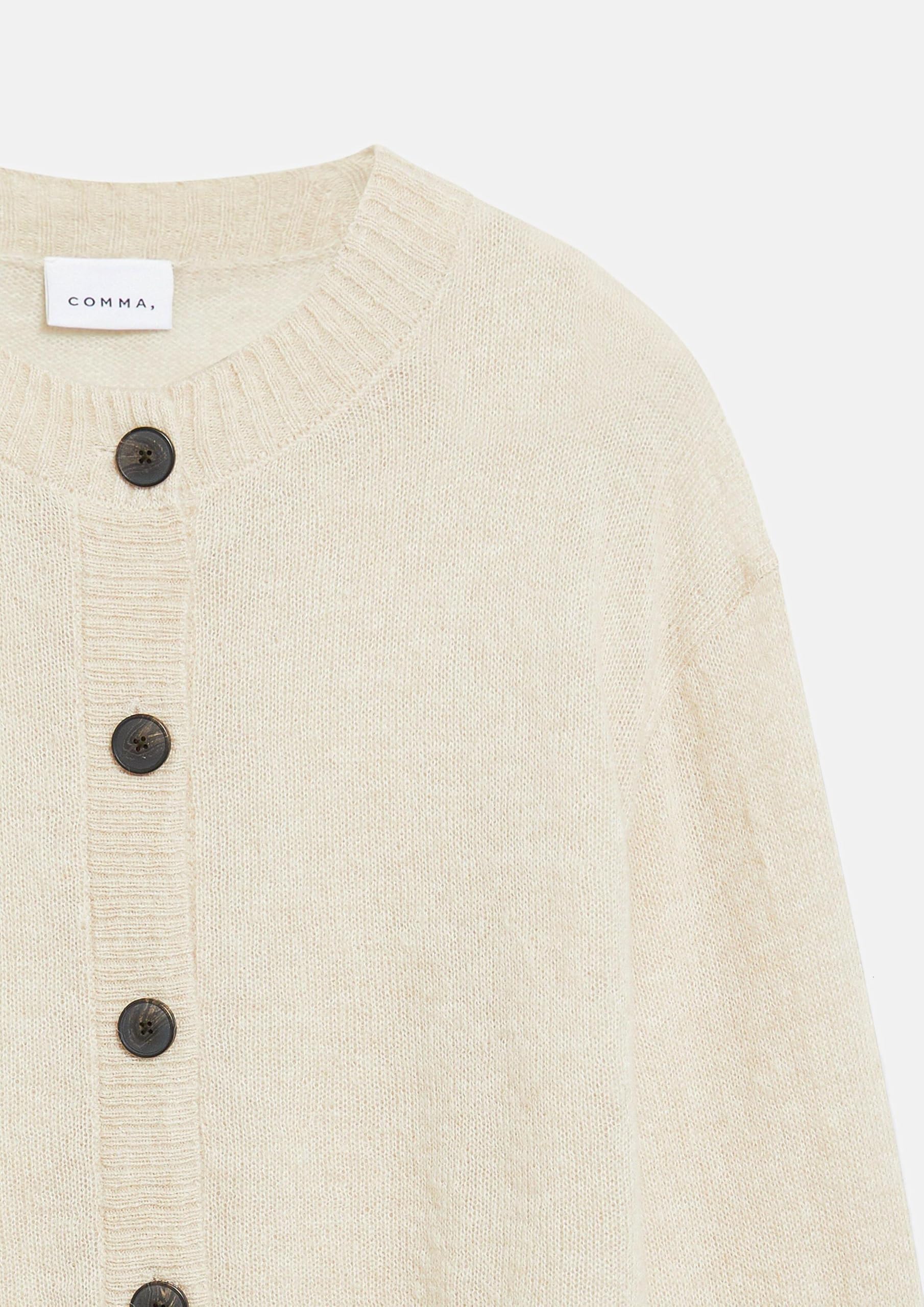 comma-jackets-strickjacke-alpaka-mix-rundhals-gr-e-34 image 5