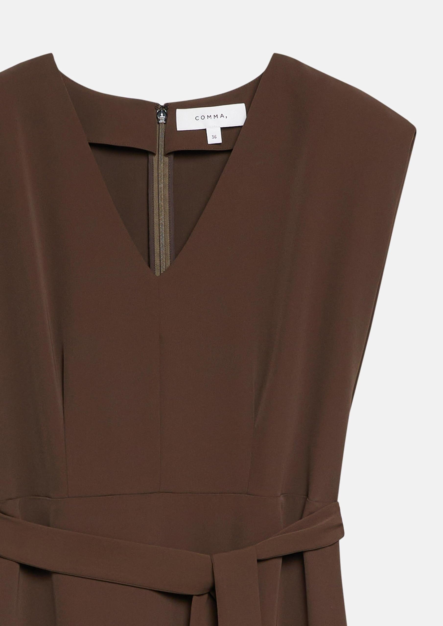 comma-midikleid-v-ausschnitt-rmellos-gr-e-32 image 5