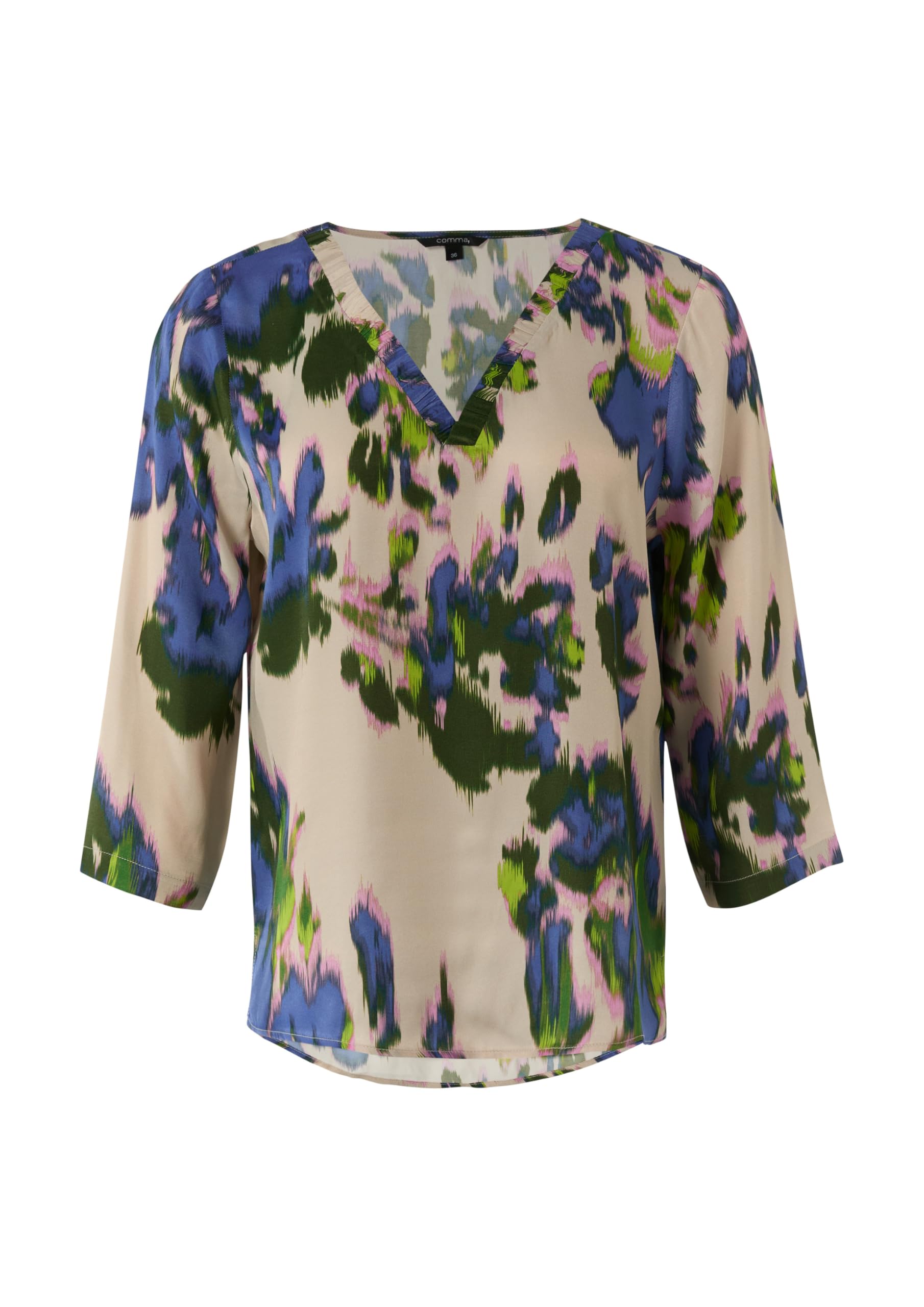 comma-blouses-satin-bluse-mit-all-over-print image 3