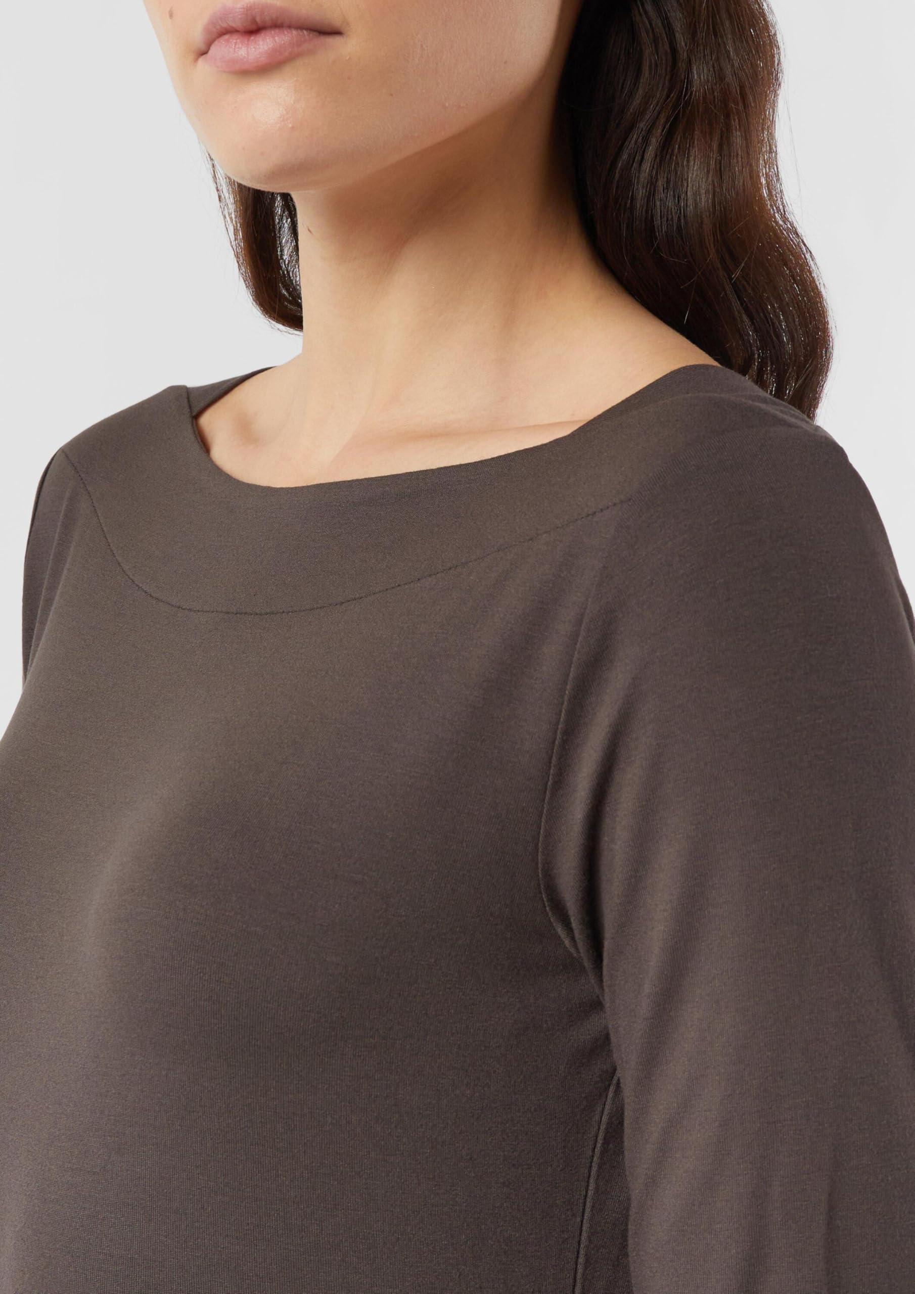 comma-viskoseshirt-slim-fit-3-4-rmel-gr-44 image 4