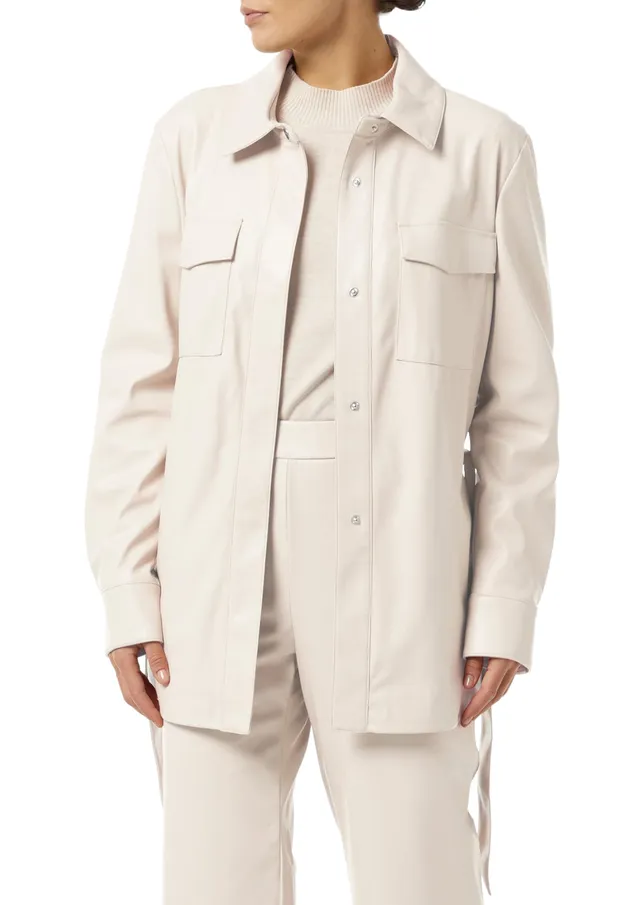 comma-overshirt-jacke-lederoptik-g-rtel-gr-40 image 1