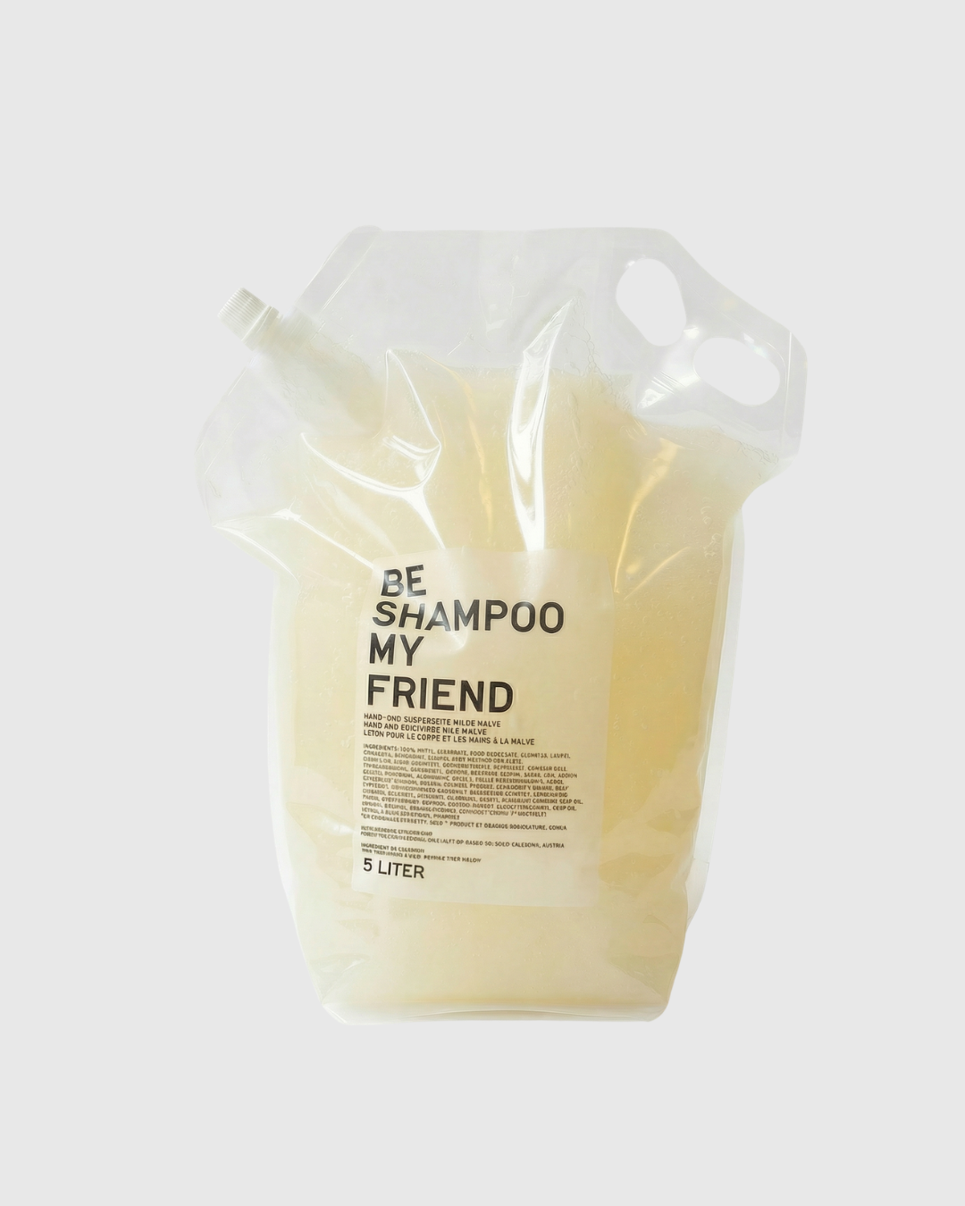 be-my-friend-hair-lindenbl-ten-shampoo-refill-1l-vegan image 3