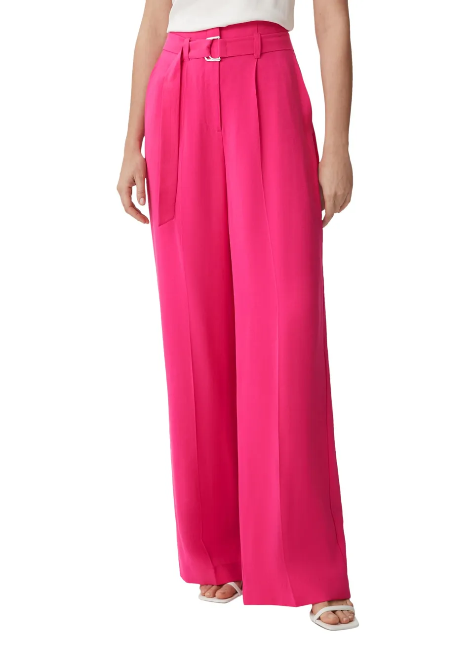 comma-loose-hose-b-gelfalten-viskose-business-pink-4462 image 1