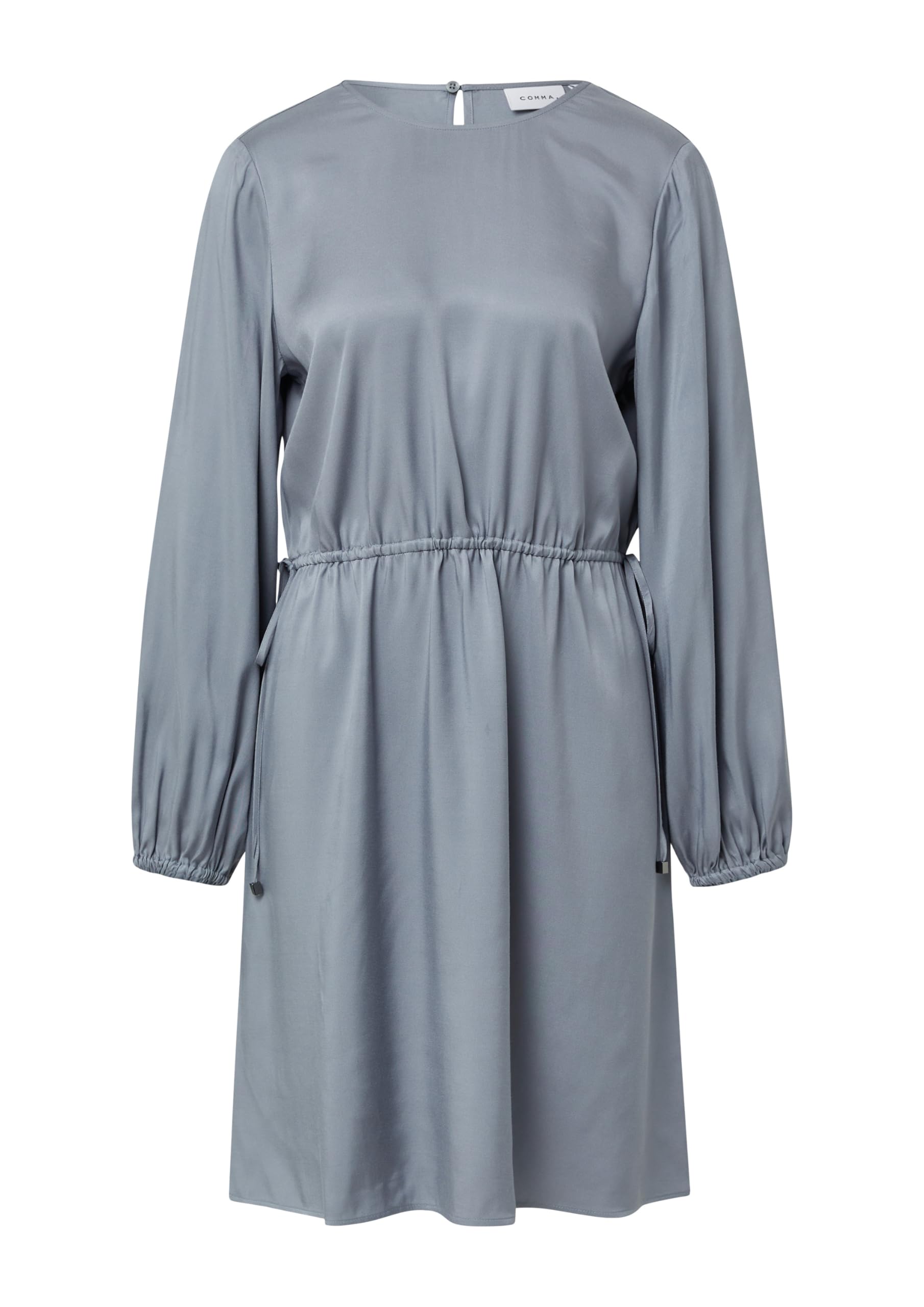 comma-viskosekleid-kurz-gr-e-44-mit-bindeband image 3