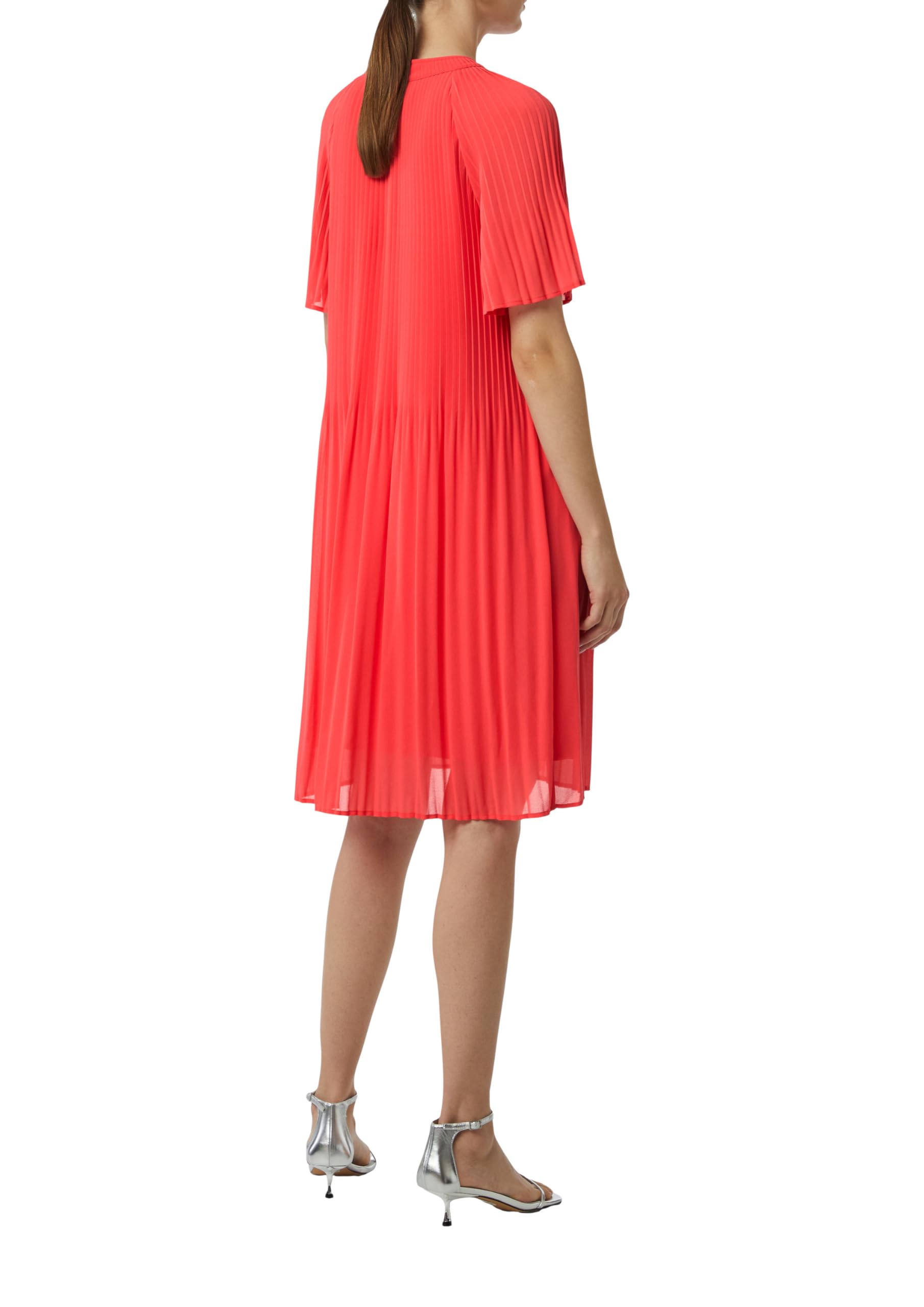 comma-2148473-midi-kleid-plissee-rosa-gr-e-40 image 2
