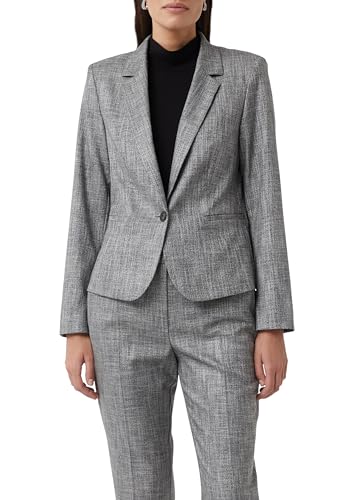 comma-blazers-taillierter-salt-pepper-blazer-gr-42 image 8