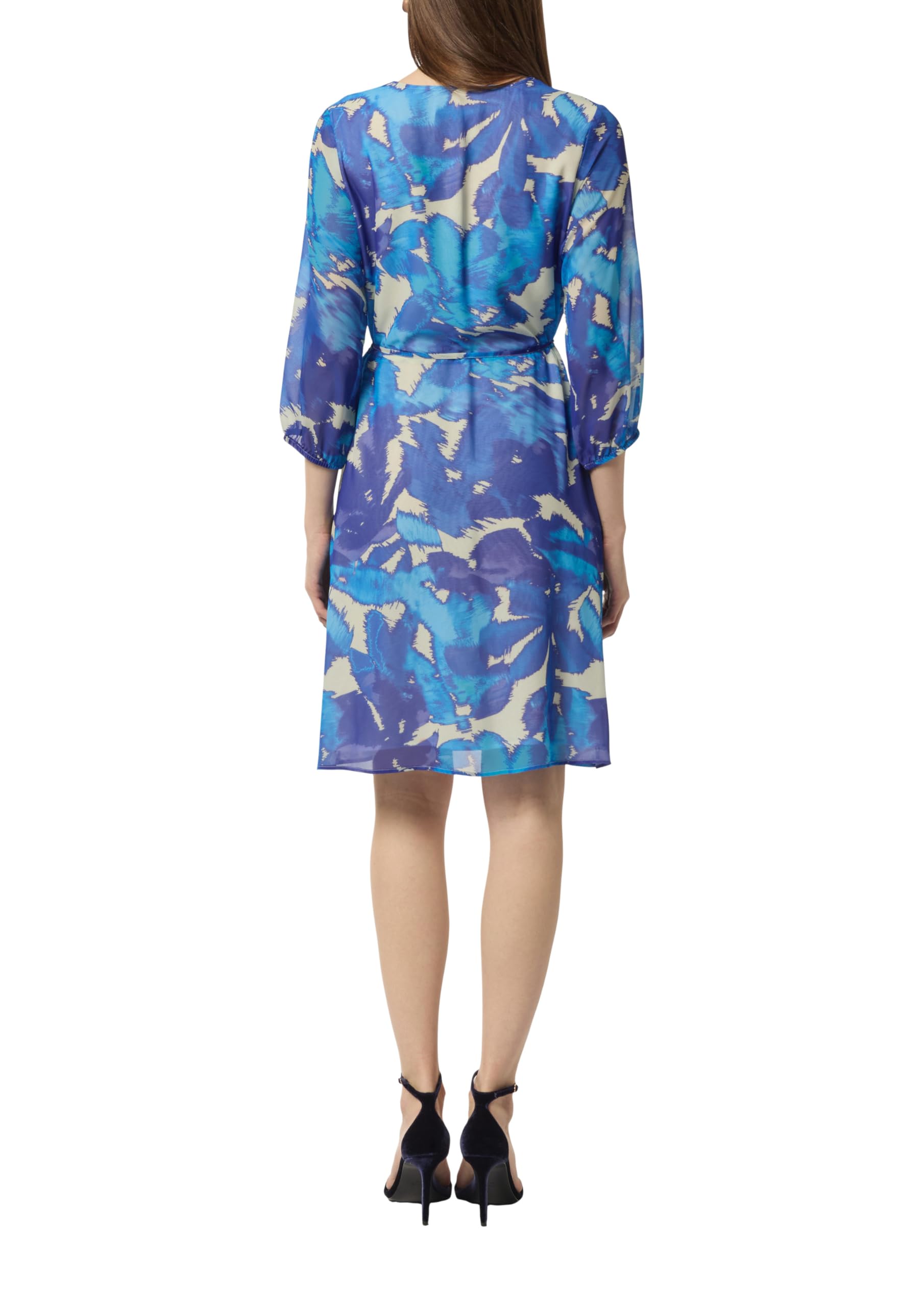 comma-chiffon-kleid-damen-himmelblau-gr-36-kurz image 2