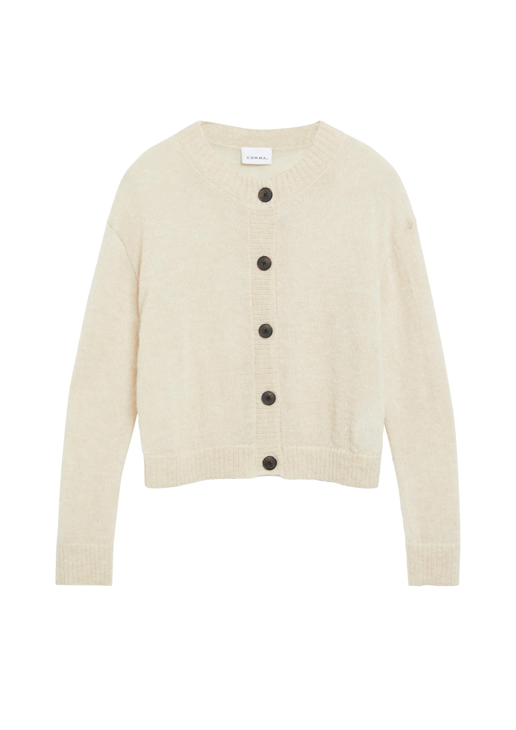 comma-jackets-strickjacke-alpaka-mix-rundhals-gr-e-34 image 4
