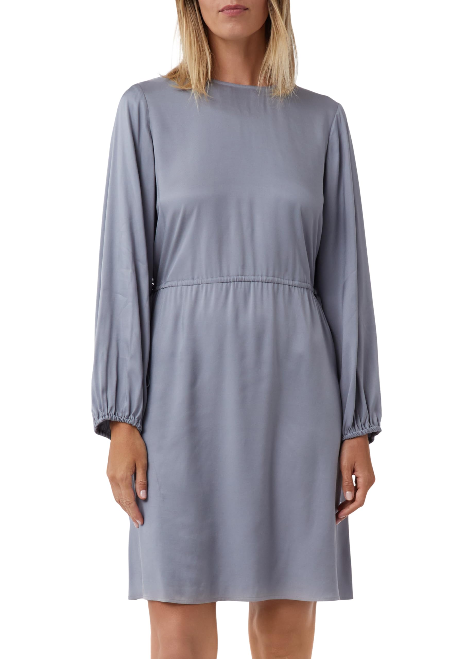 comma-viskosekleid-kurz-gr-e-44-mit-bindeband image 1