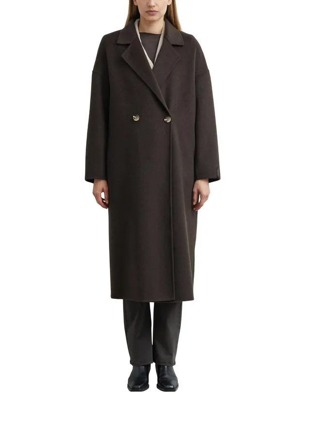comma-coats-doubleface-outdoor-mantel-damen-mantel-braun-wollmix image 1
