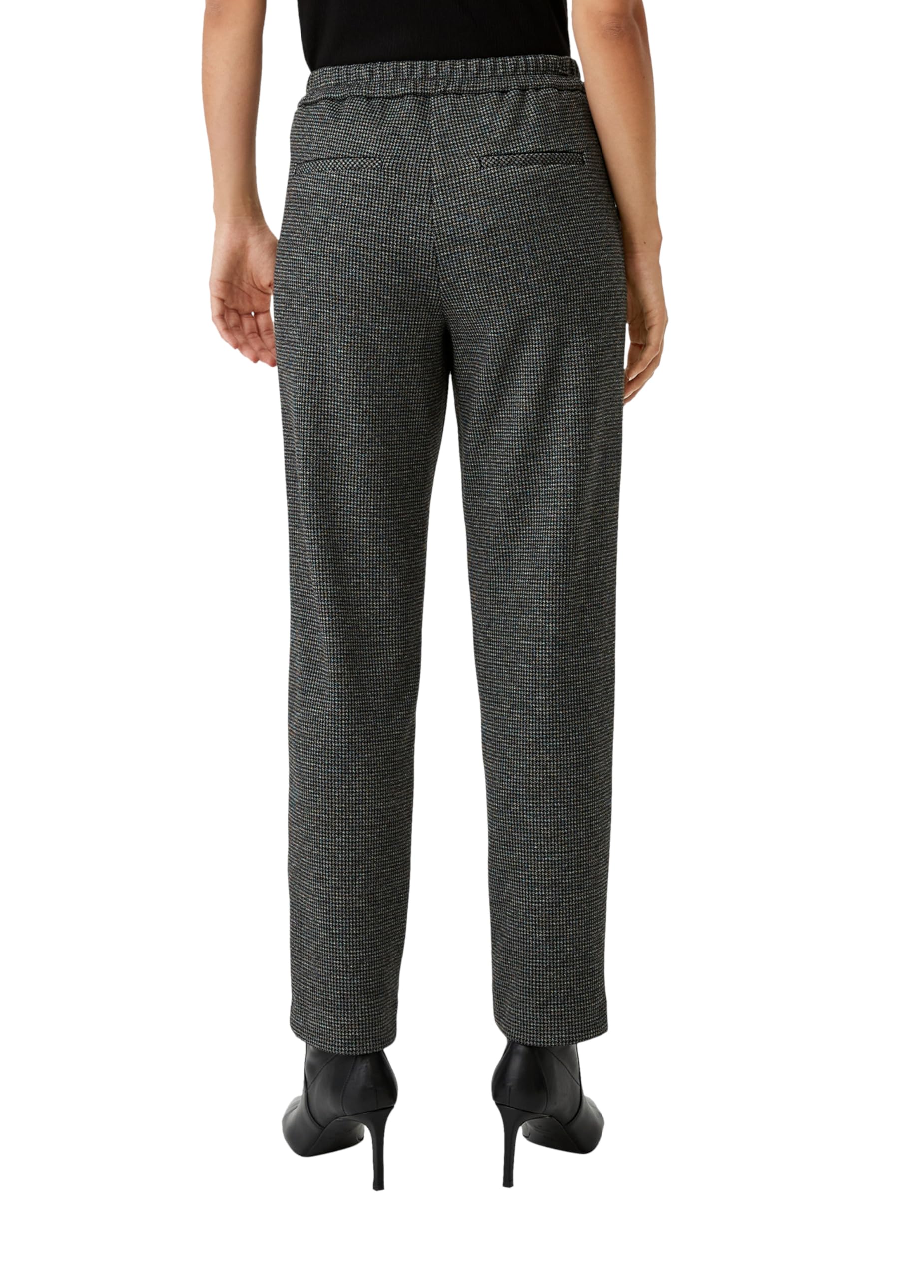 comma-trousers-hose-pepita-gr-36-straight-leg image 2
