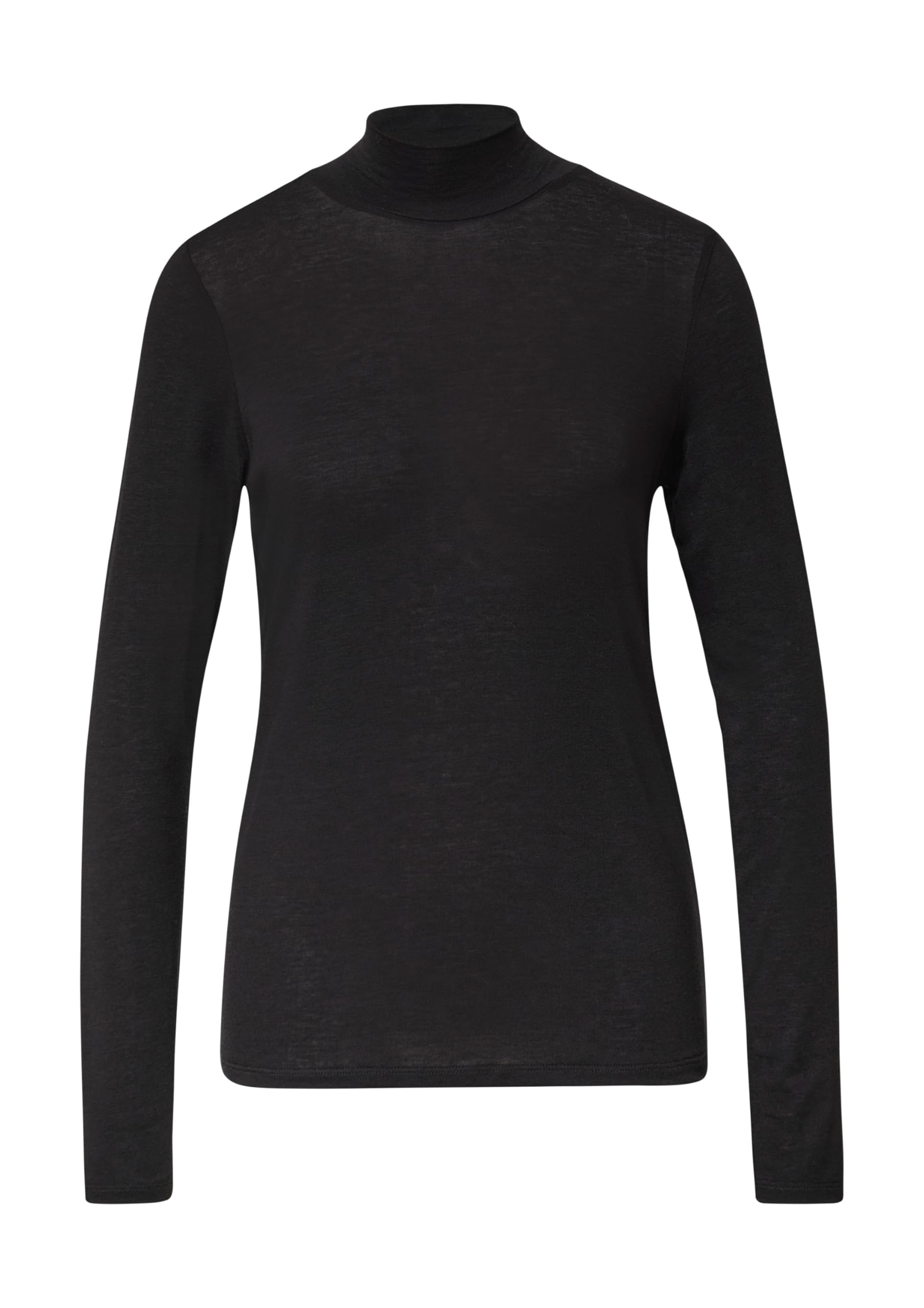 comma-t-shirt-longsleeve-damen-gr-36-schwarz-stehkragen image 4