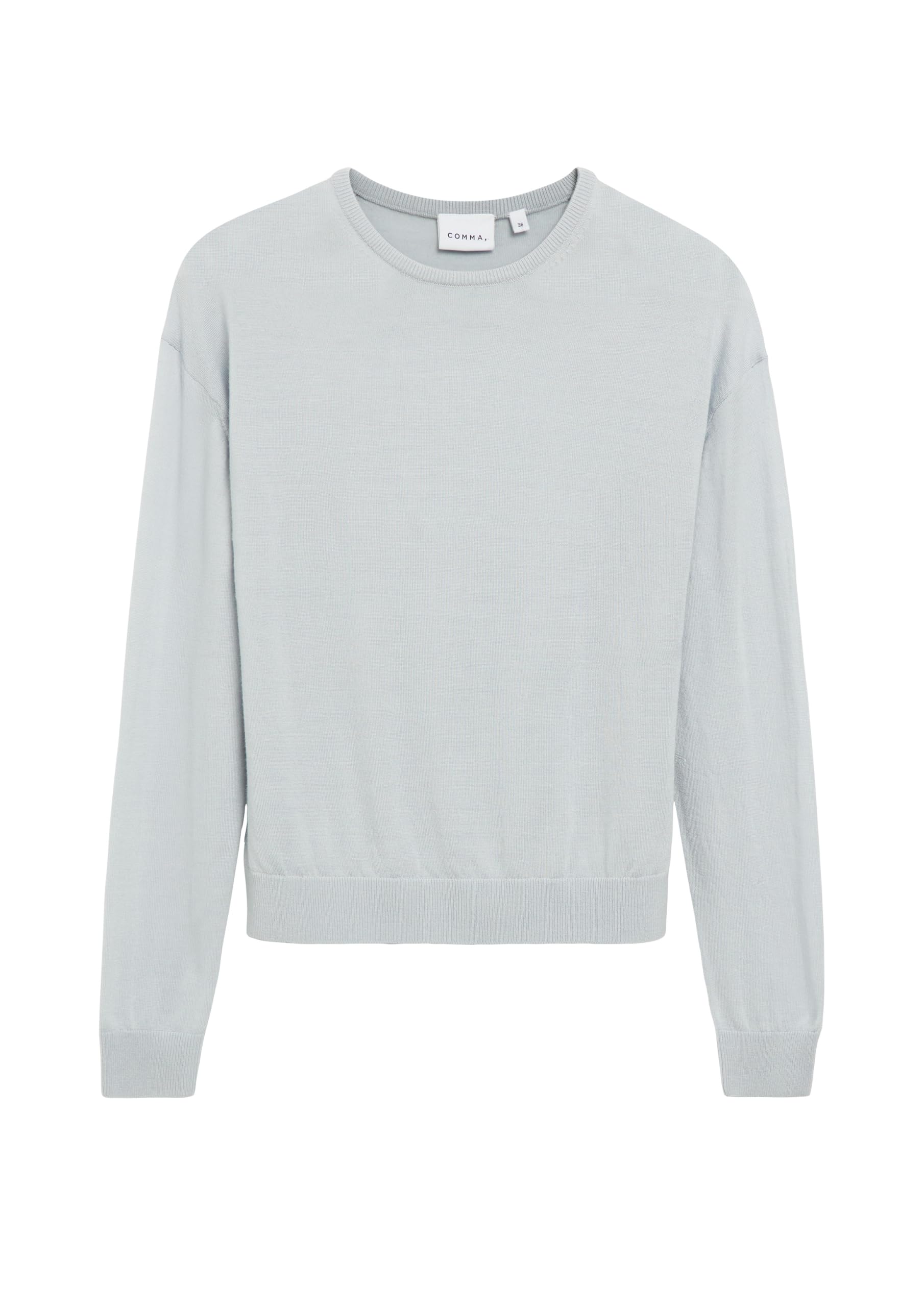 comma-damen-strickpullover-merino-feinstrick-gr-32-grau image 4