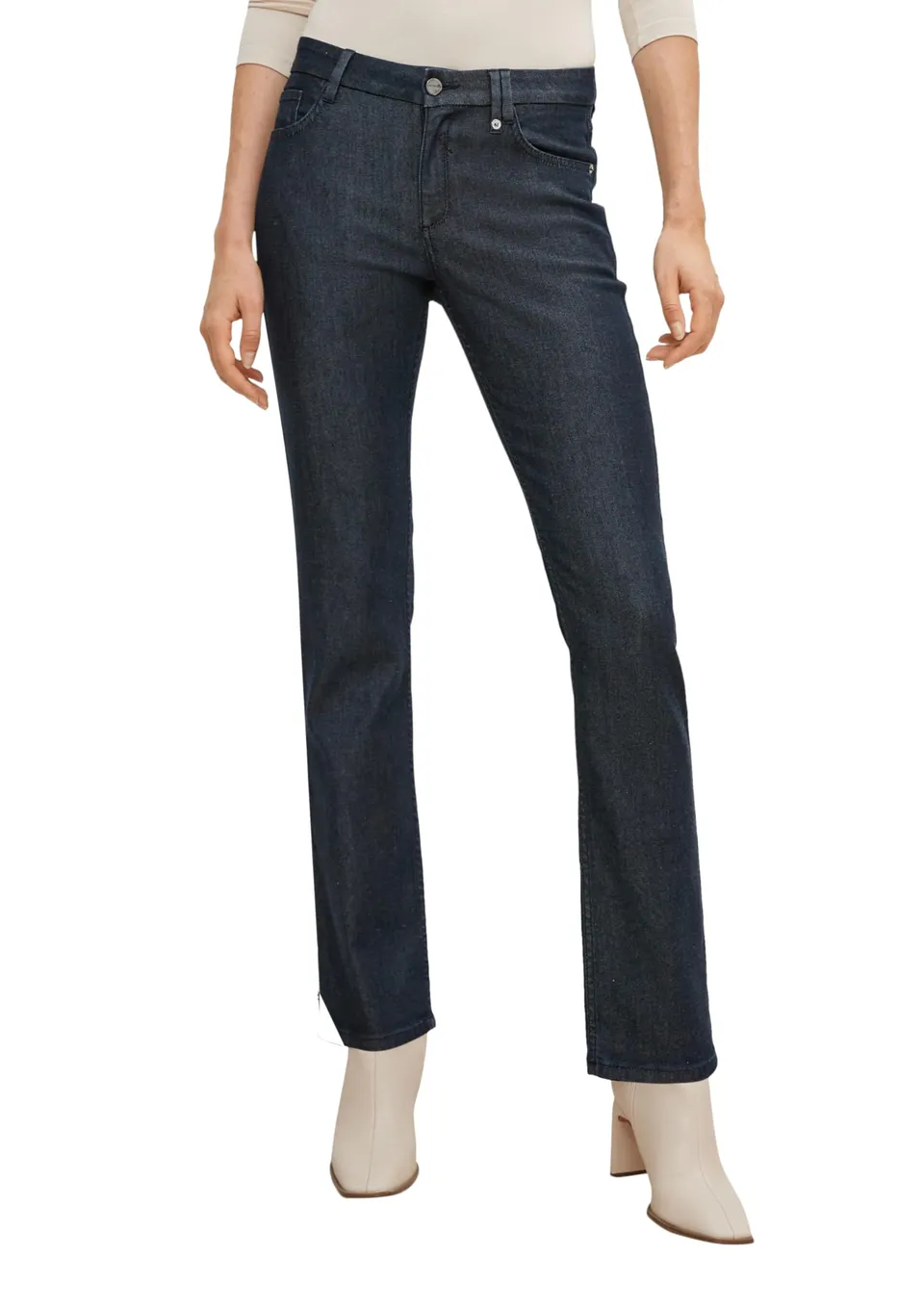 comma-jeans-regular-straight-leg-lange-hose image 1
