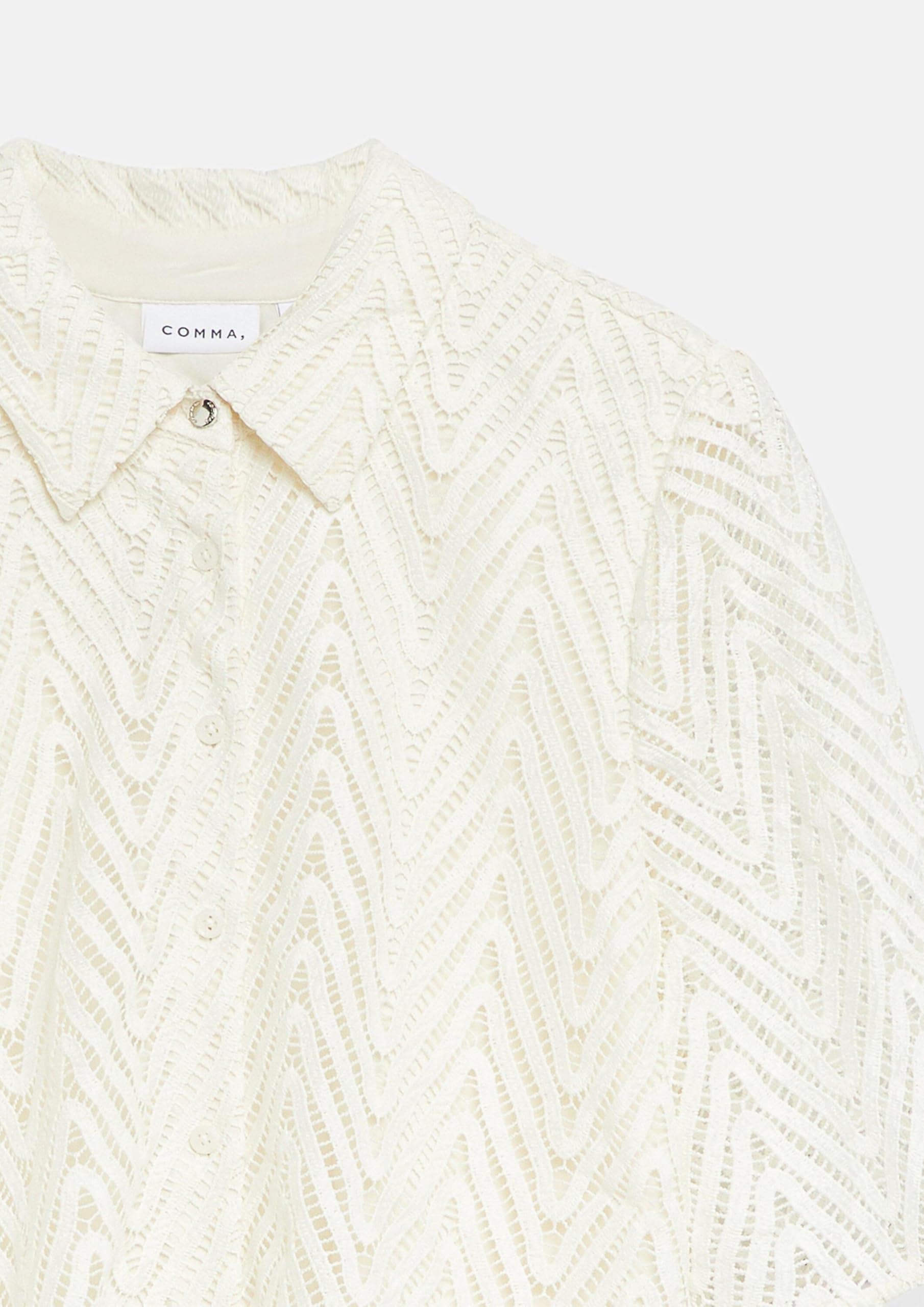 comma-blouses-damen-spitzenbluse-viskose-futter image 5