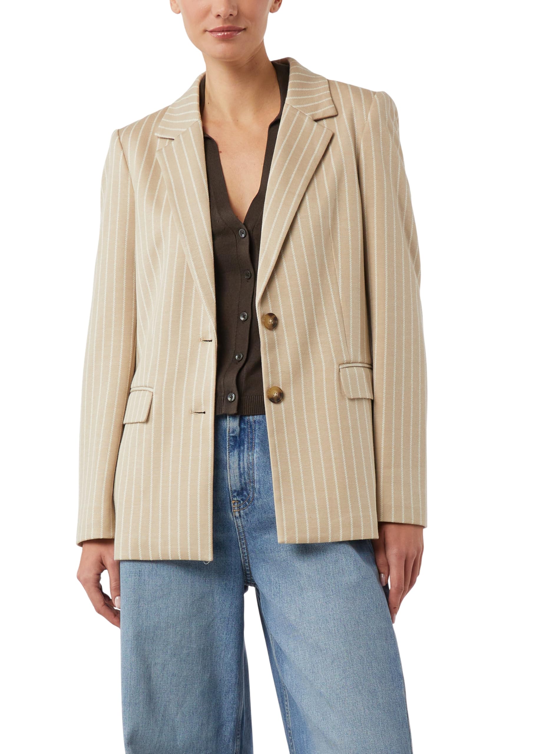 comma-blazers-jersey-blazer-nadelstreifen-damen image 1