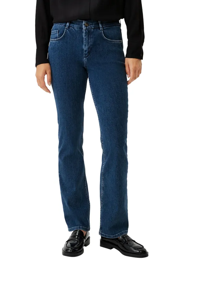 comma-jeans-damen-jeans-blau-semi-wide-leg-38w-32l image 1