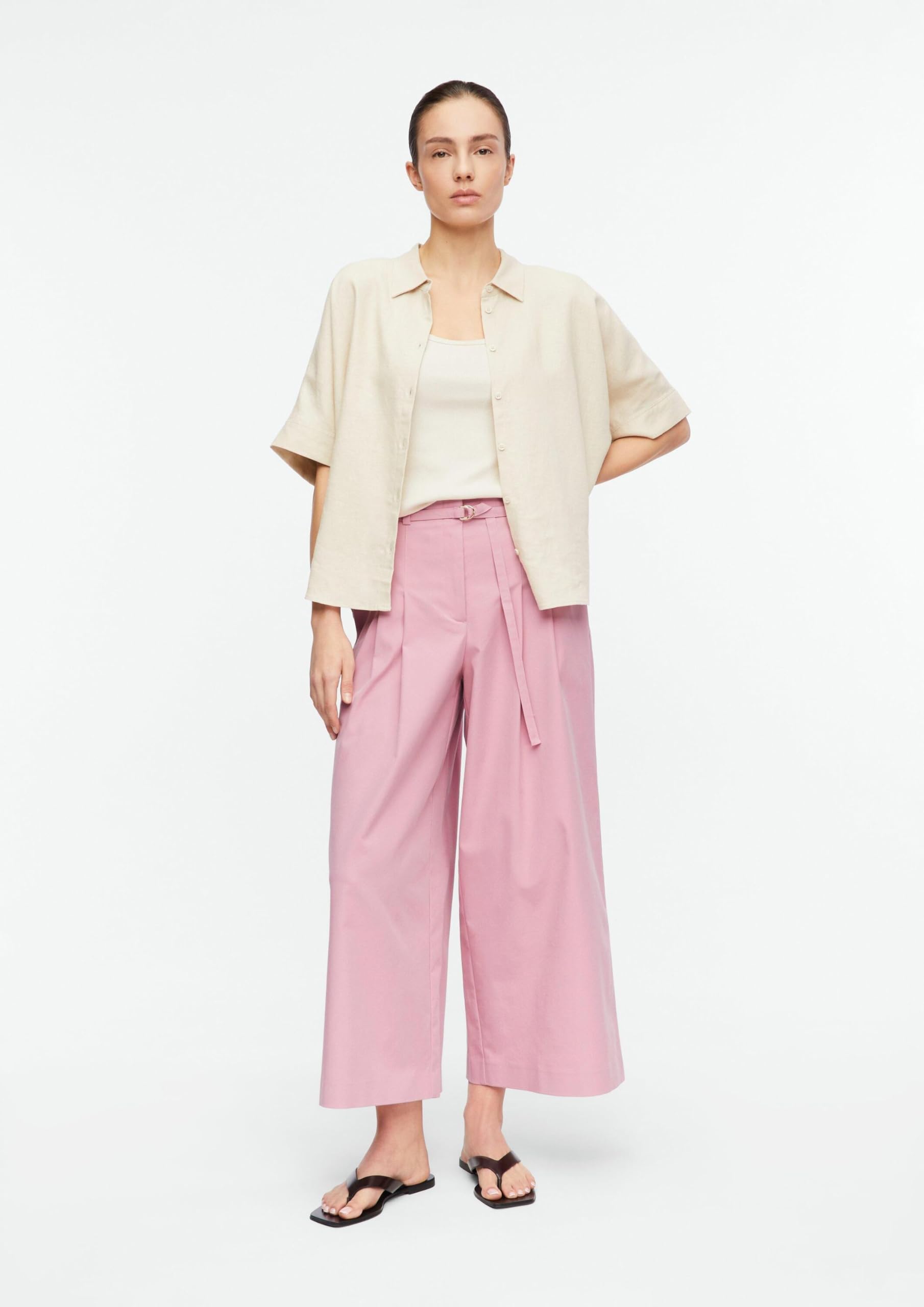 comma-trousers-wide-leg-bundfalten-high-waist-hose image 6