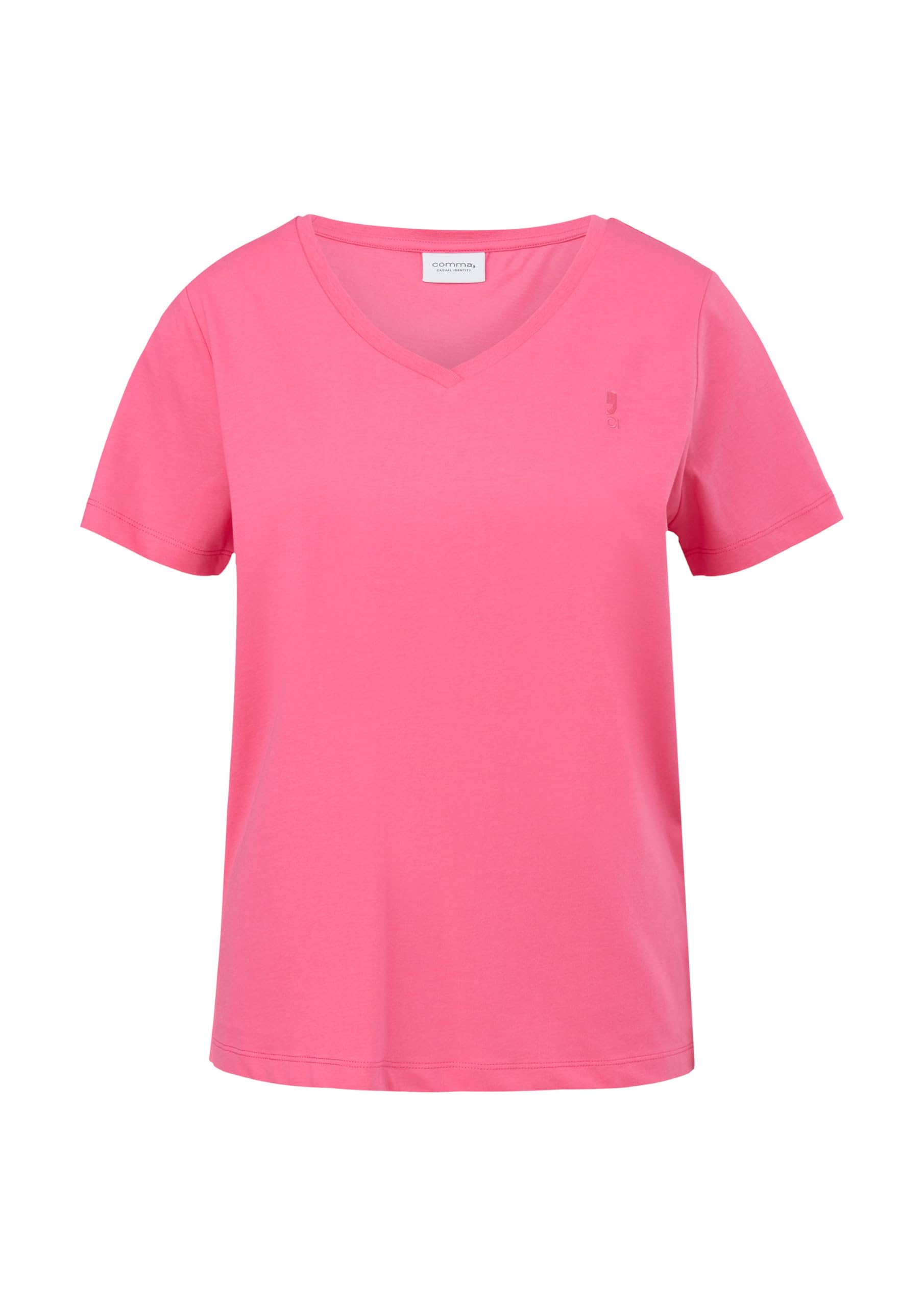 comma-basic-t-shirt-v-ausschnitt-baumwolle image 4