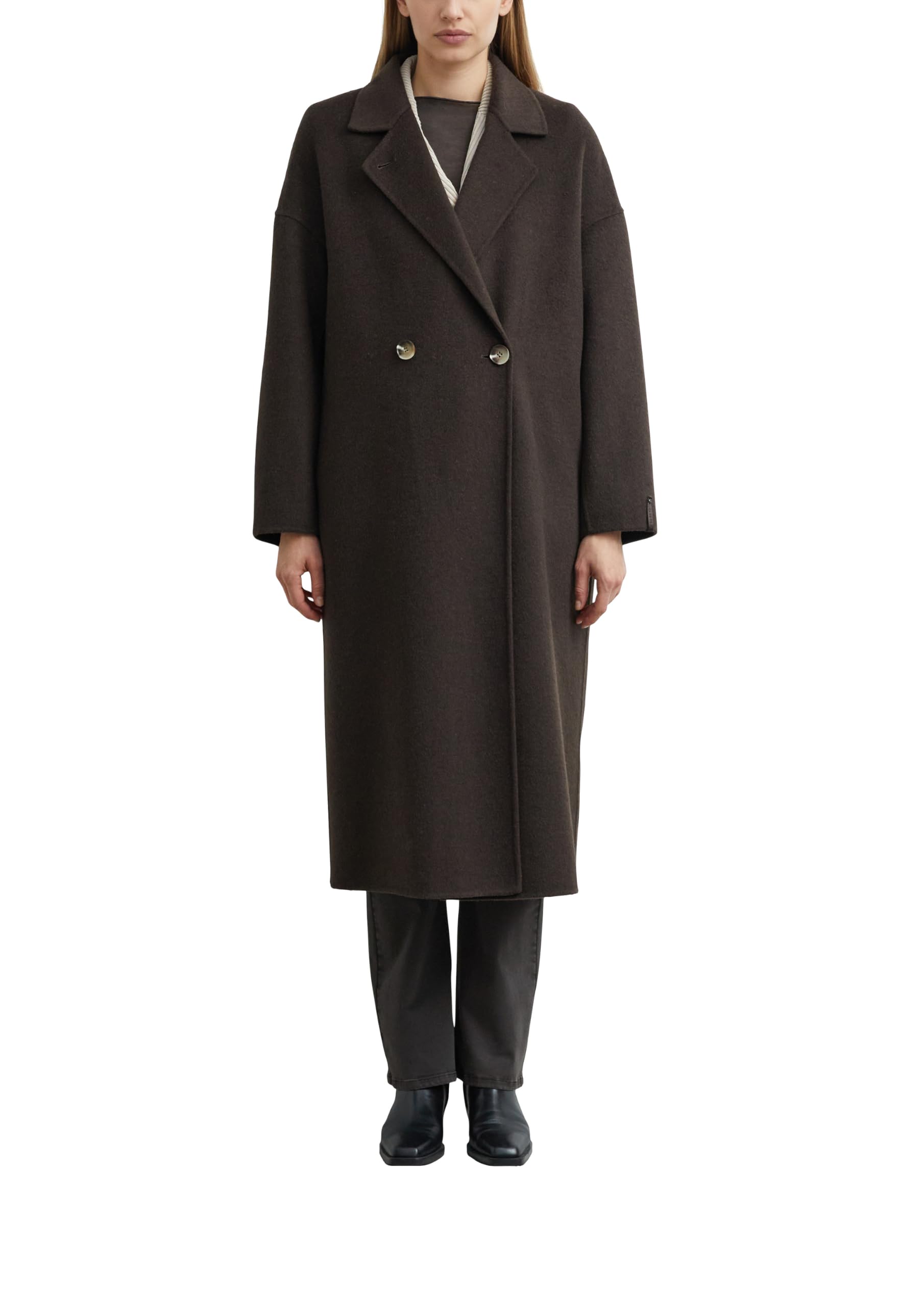 comma-coats-doubleface-outdoor-mantel-damen-mantel-braun-wollmix image 1