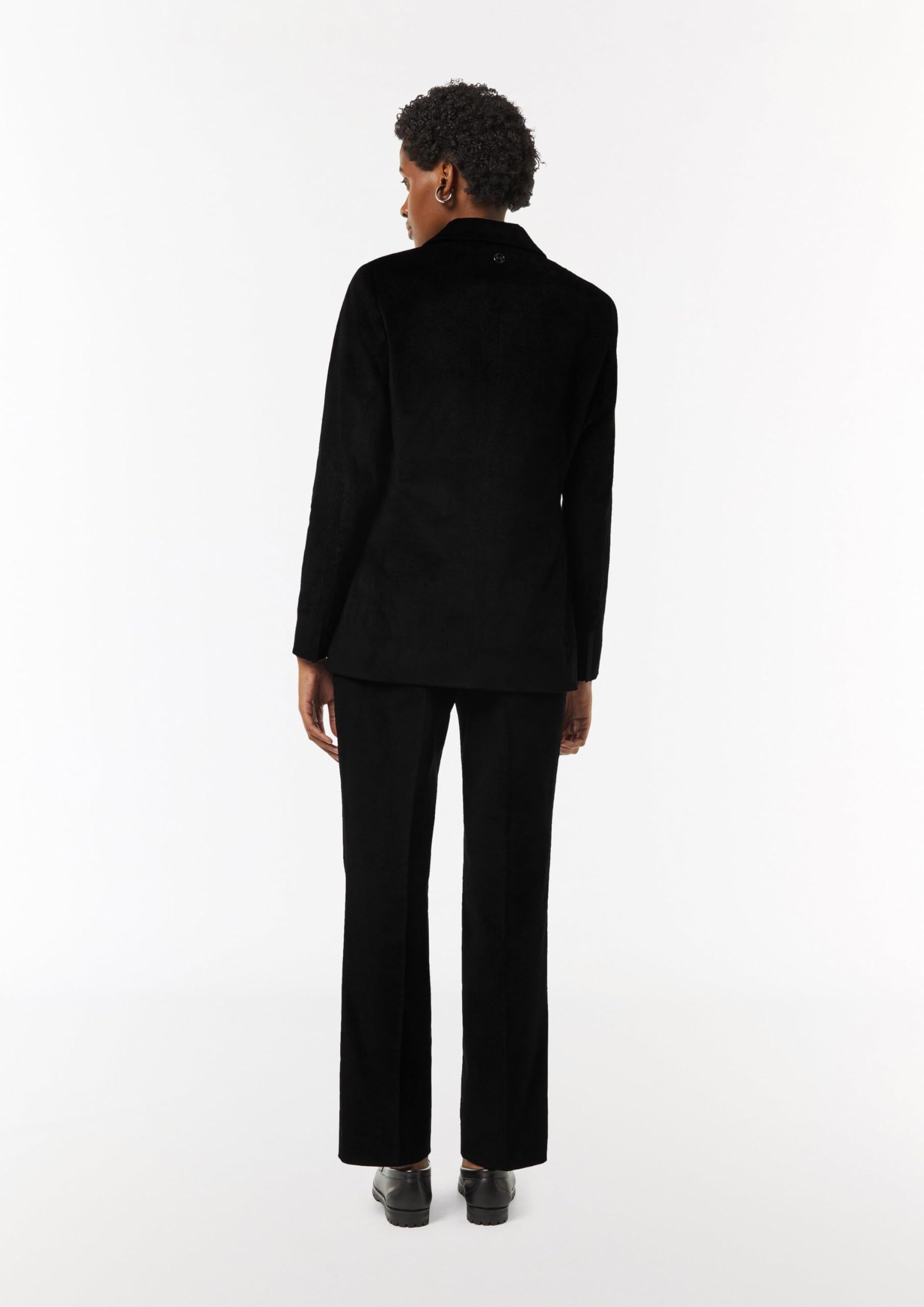 comma-samt-blazer-mit-satin-details-blazer-gr-42-gef-ttert image 6