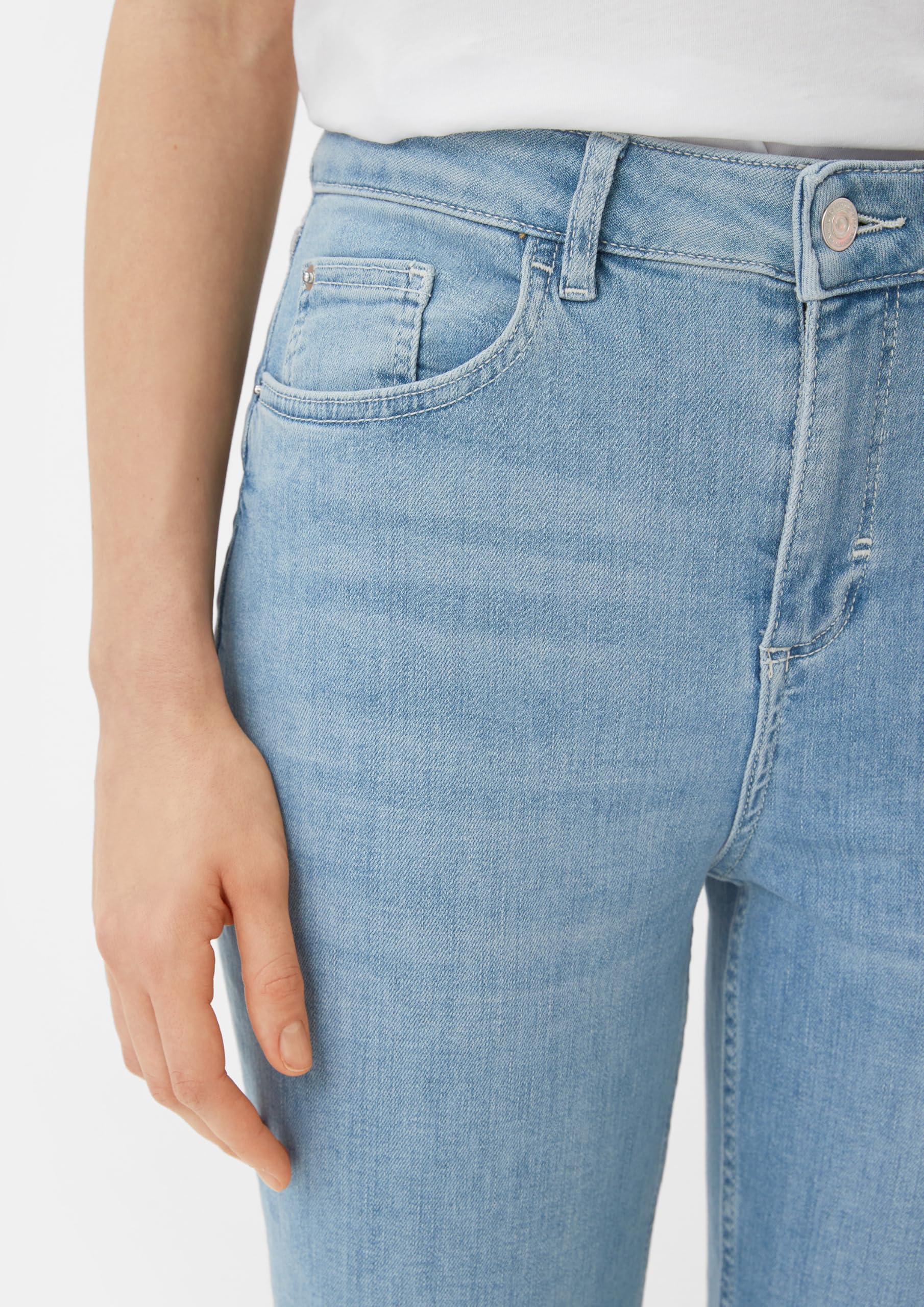 comma-straight-leg-jeans-gr-e-34-blau-hoher-bund image 4