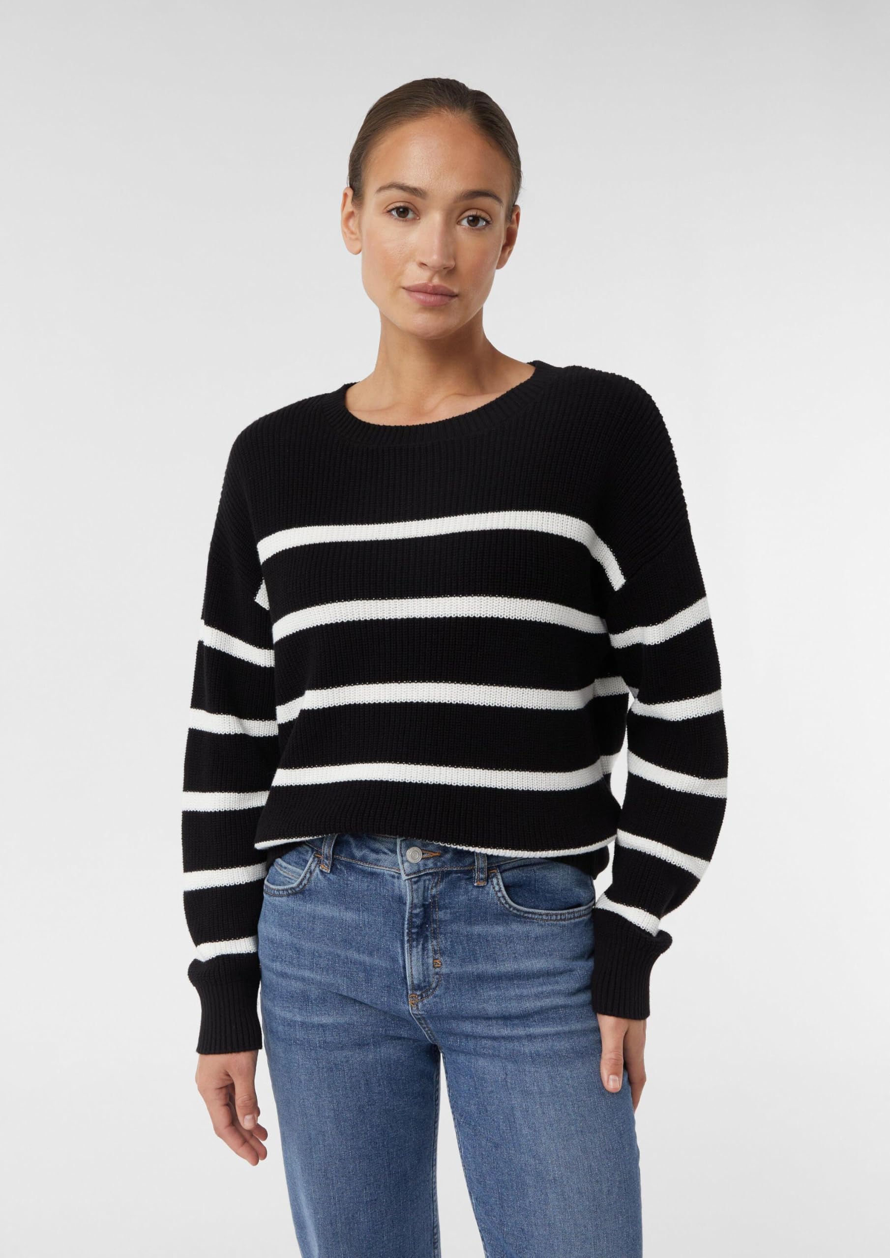 comma-strickpullover-relaxed-fit-streifen-pullover image 3