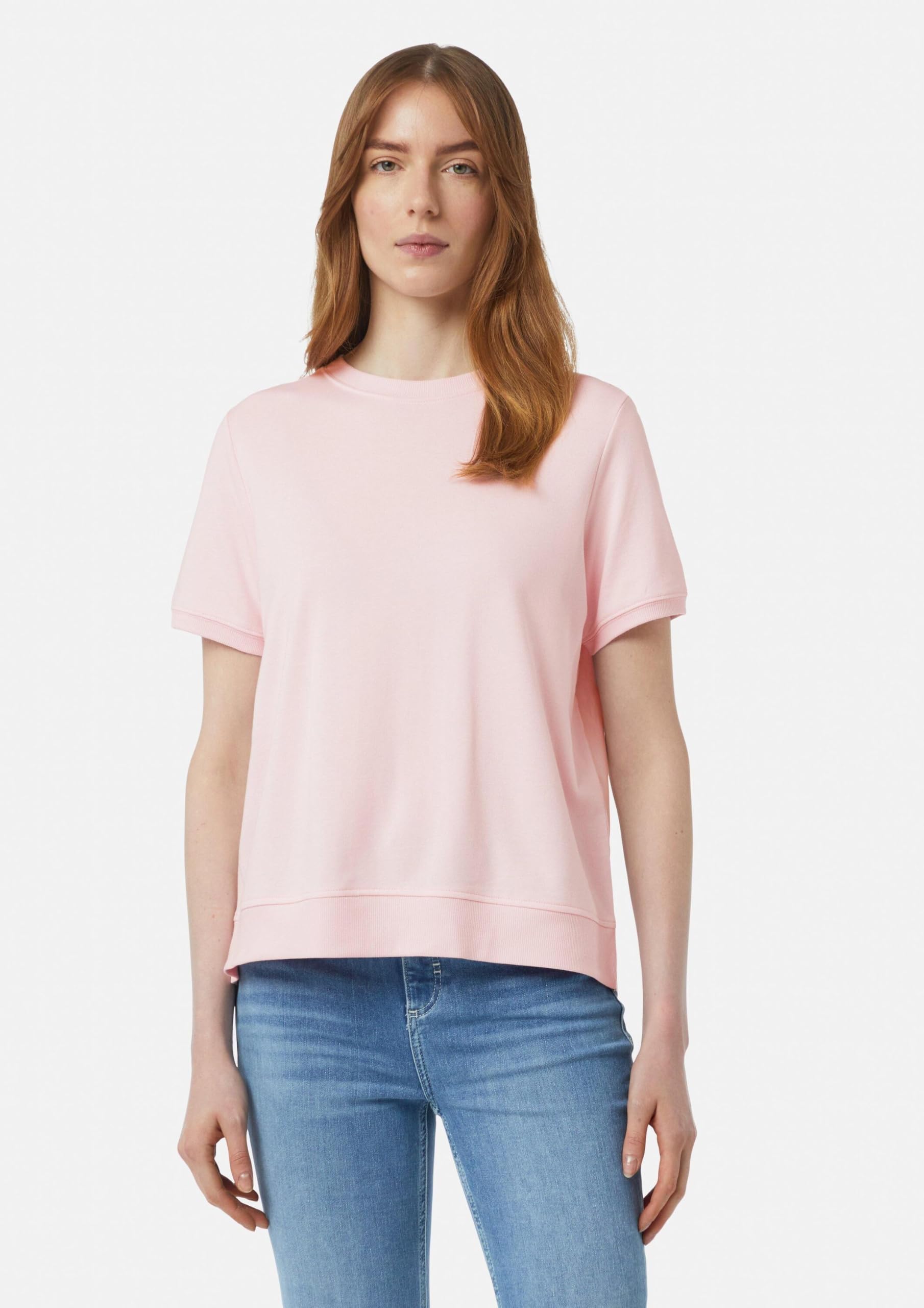 comma-blusenshirt-kurzarm-t-shirt-damen-wei-fabricmix image 7