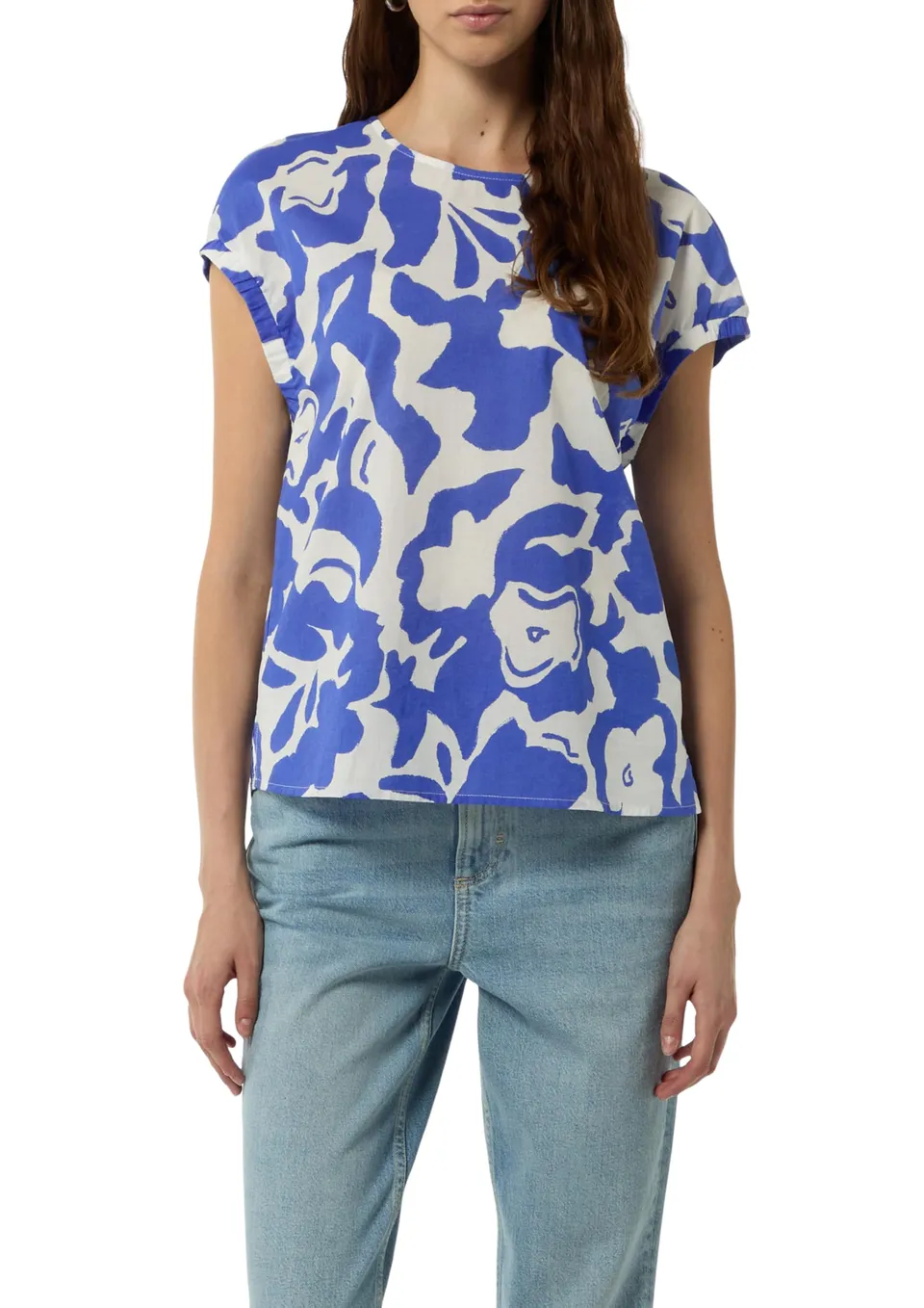 comma-bluse-all-over-print-gemustert-gr-e-36 image 1