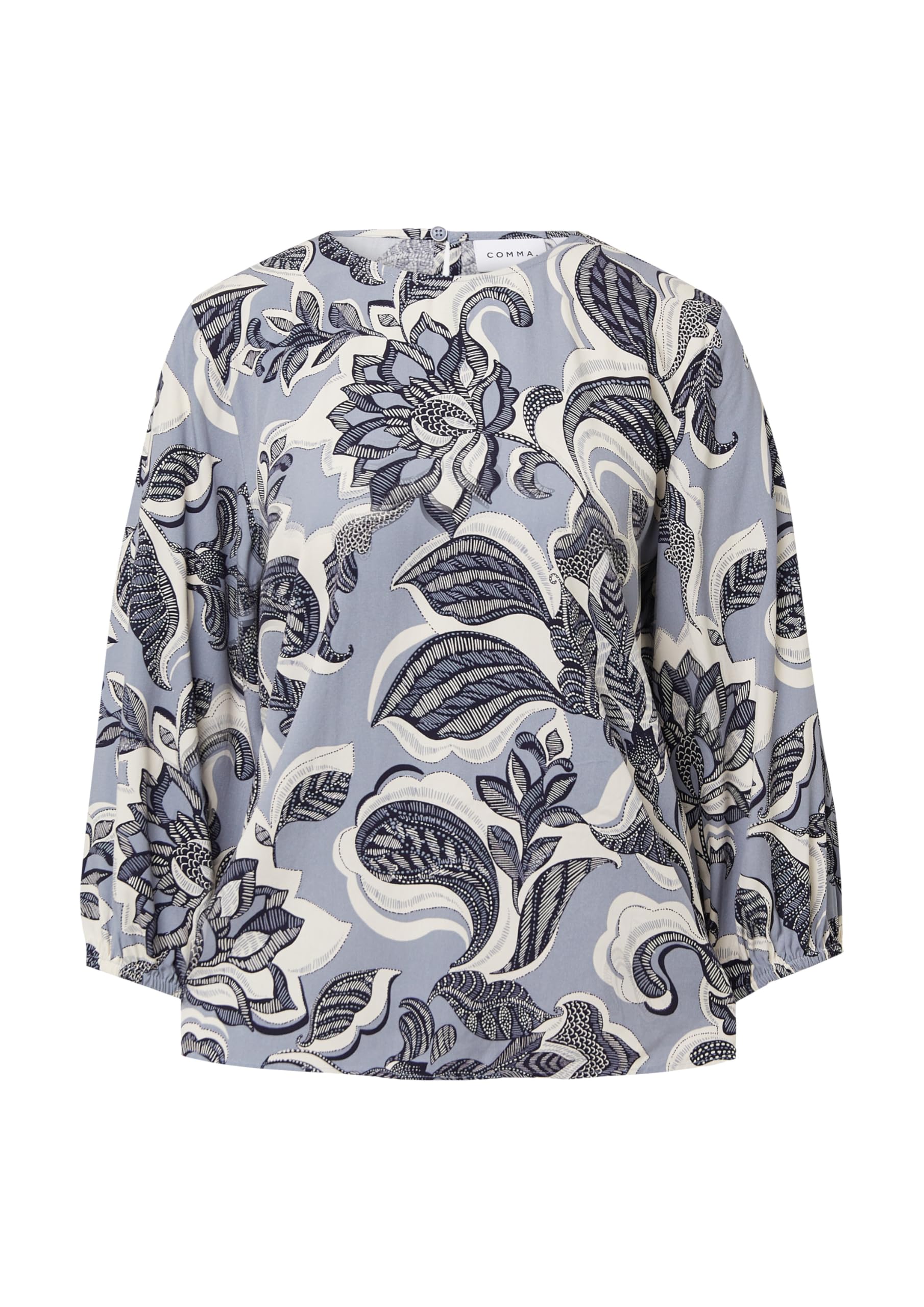 comma-twill-bluse-all-over-print-gr-e-38-luftig image 4