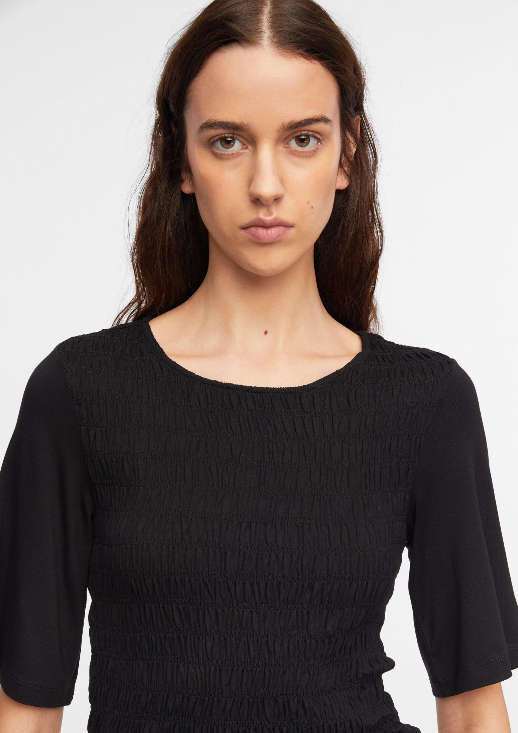 comma-tanktop-damen-logo-rundhals-smok-relaxed-fit image 3