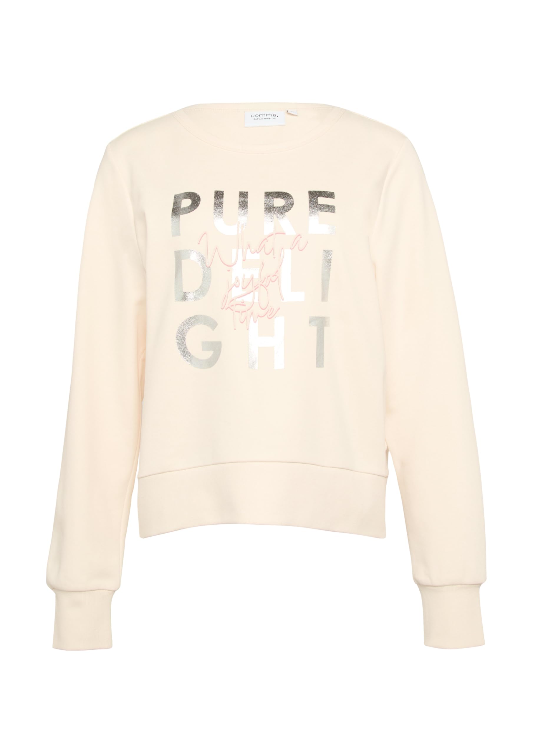 comma-sweatshirt-artwork-damen-gr-e-40-creme-mit-print image 3
