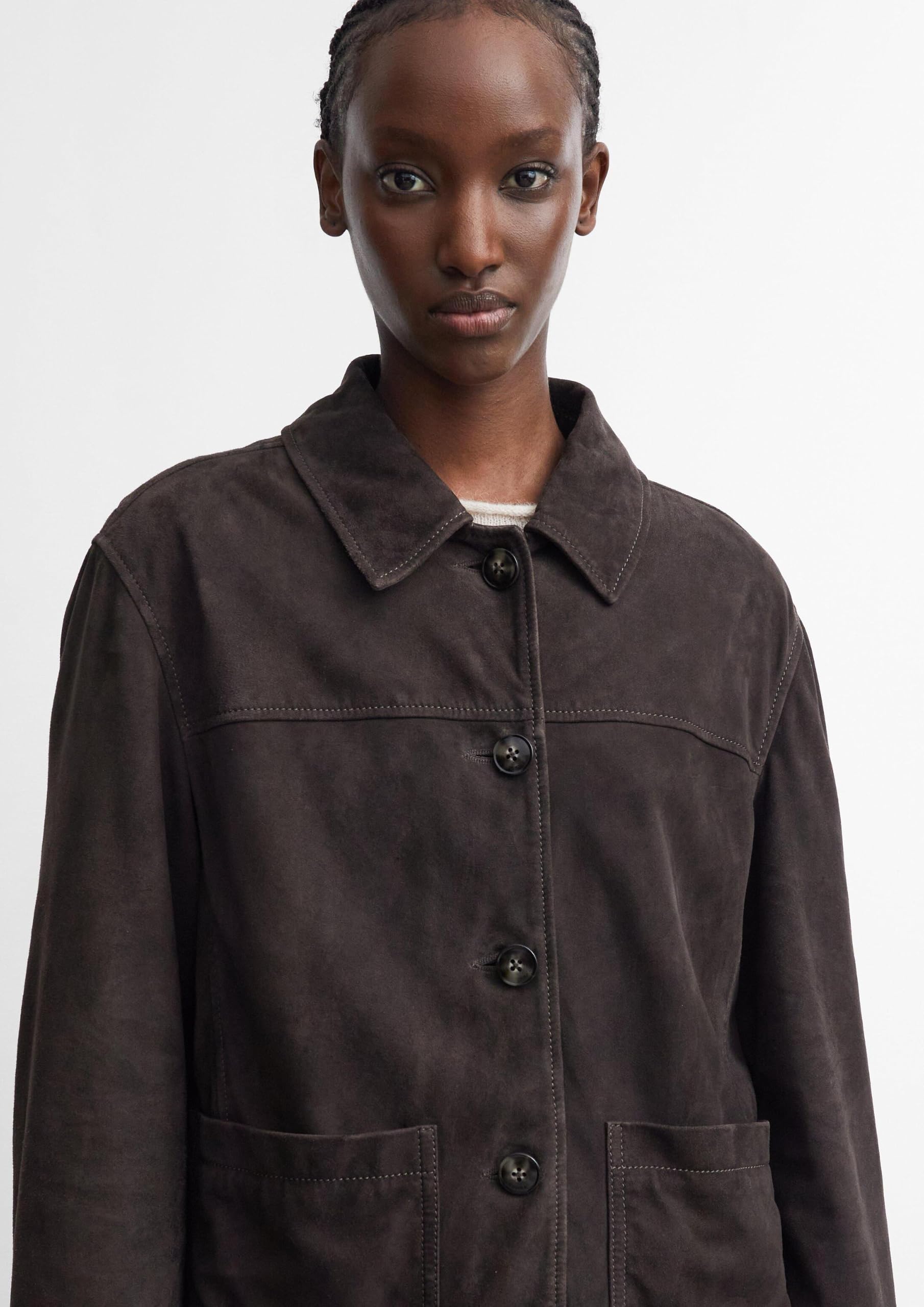 comma-jacke-outdoor-veloursleder-loose-fit-gr-32 image 3