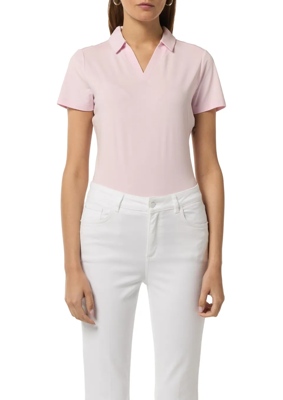 comma-2144941-t-shirt-slim-fit-rosa-gr-34-kragen image 1