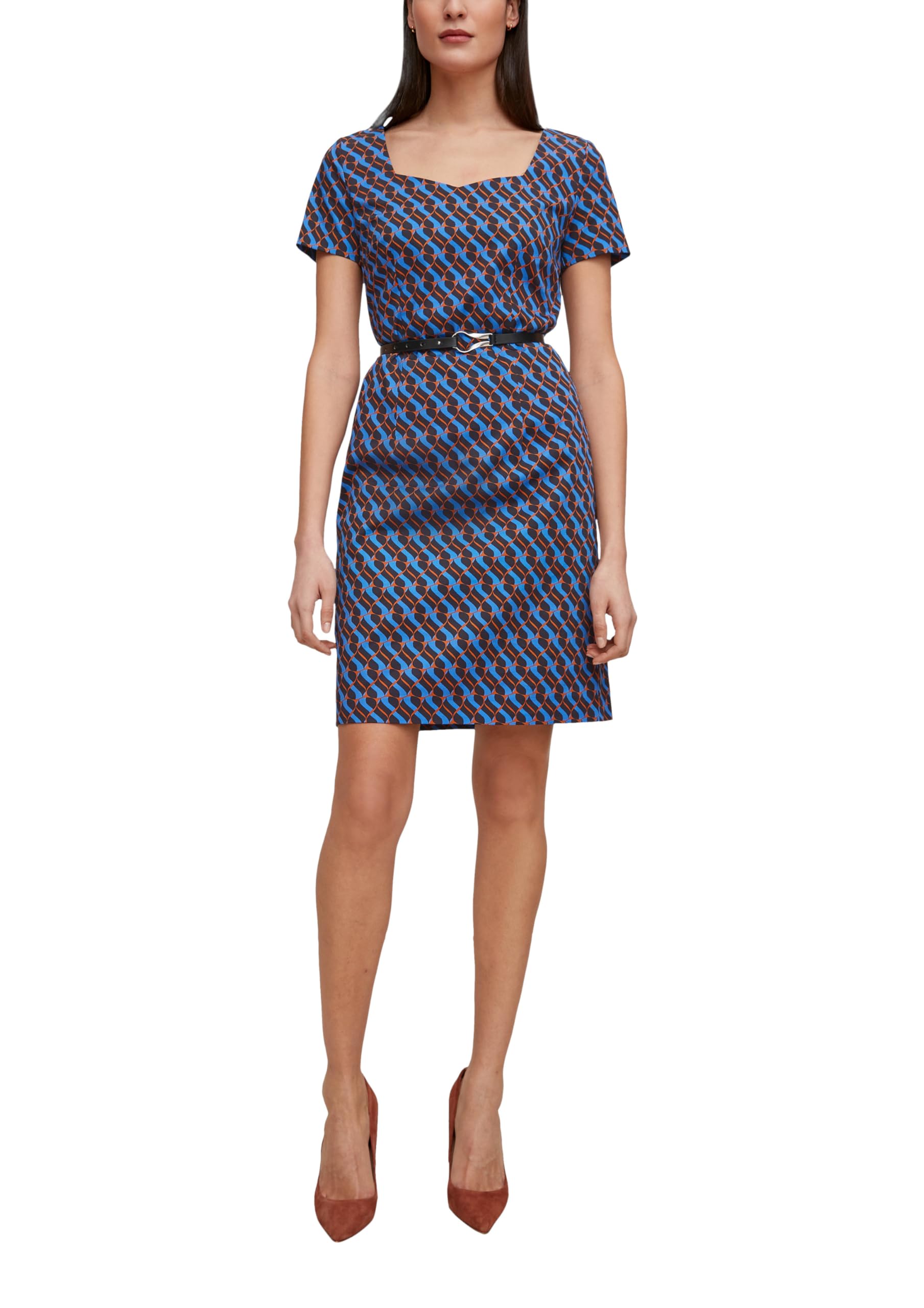 comma-dresses-business-kleid-etui-gr-40-mit-g-rtel image 8