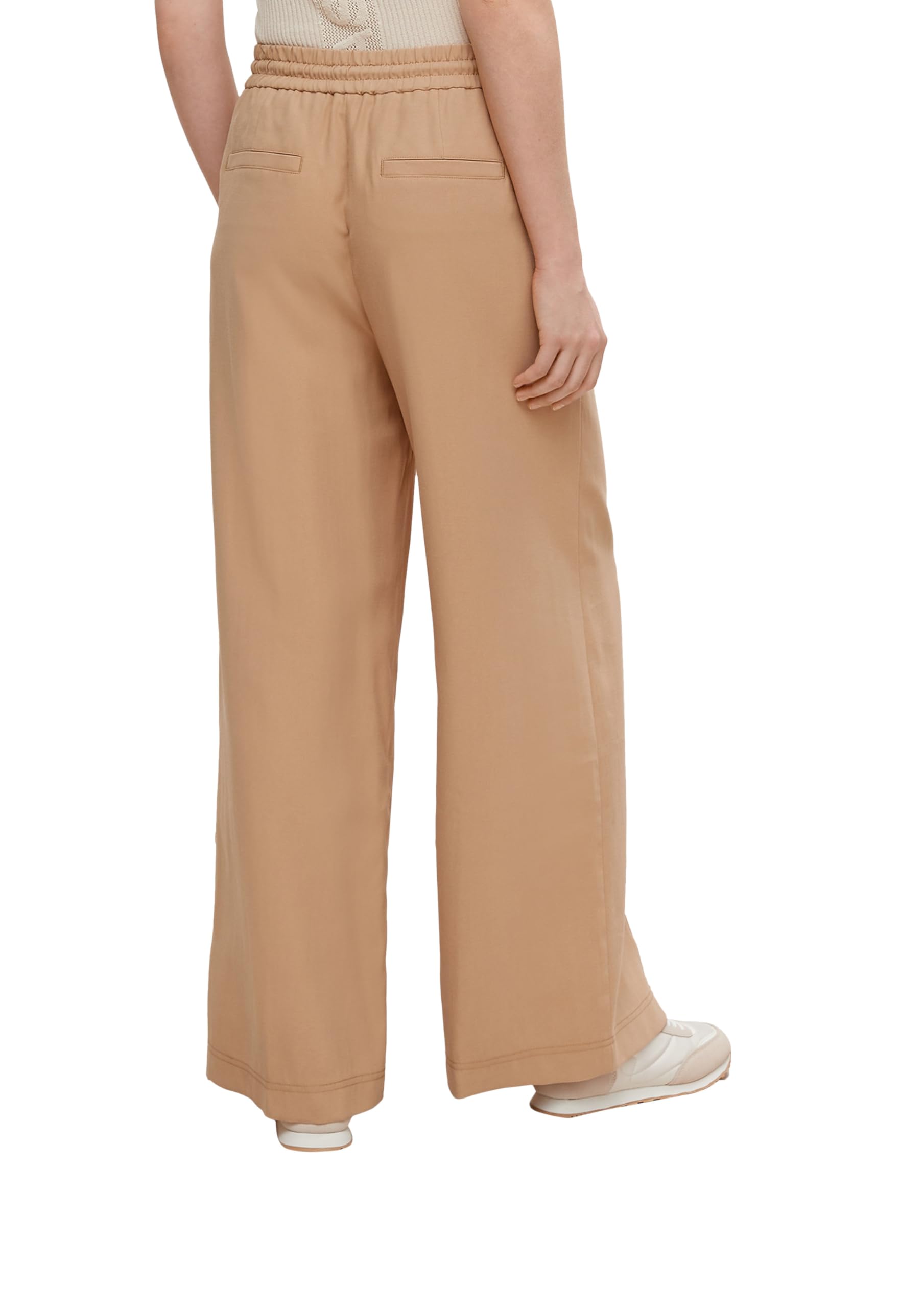comma-marlenehose-saumschlitz-44-lang-damen-hose-beige image 2