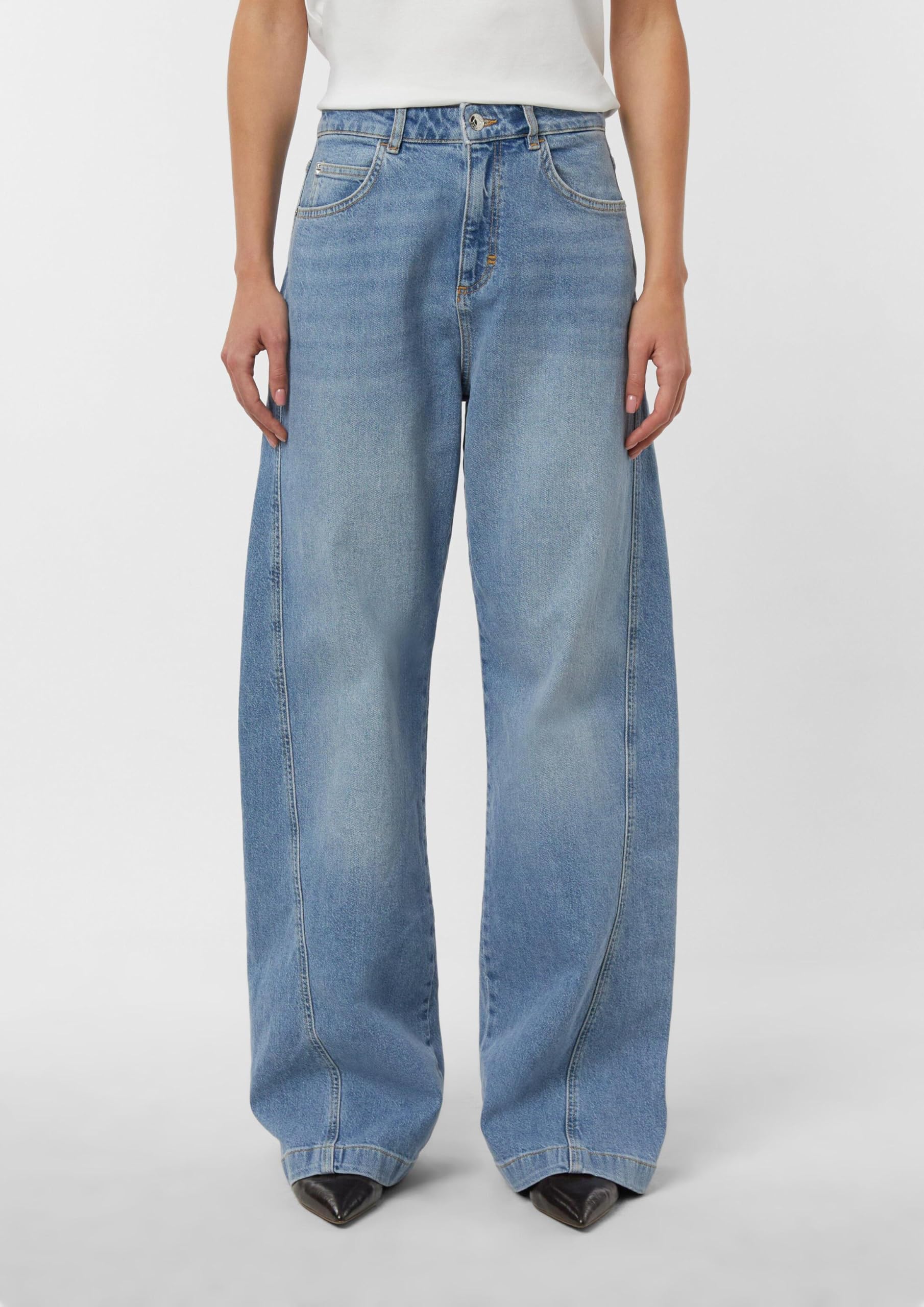 comma-jeans-wide-leg-gr-40-hellblau-high-rise image 5