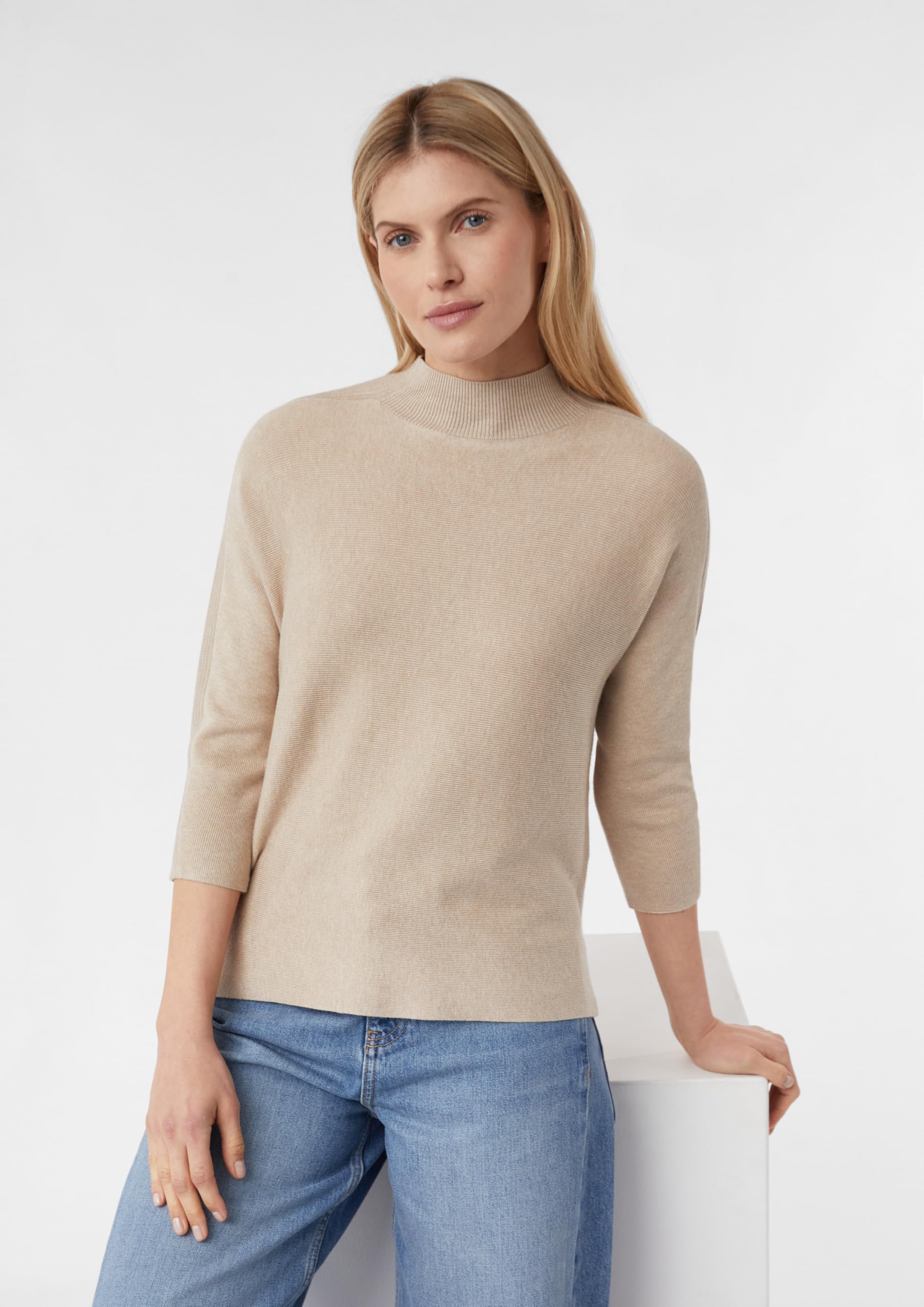 comma-strickpullover-viskosemix-damen-gr-40-stehkragen image 3