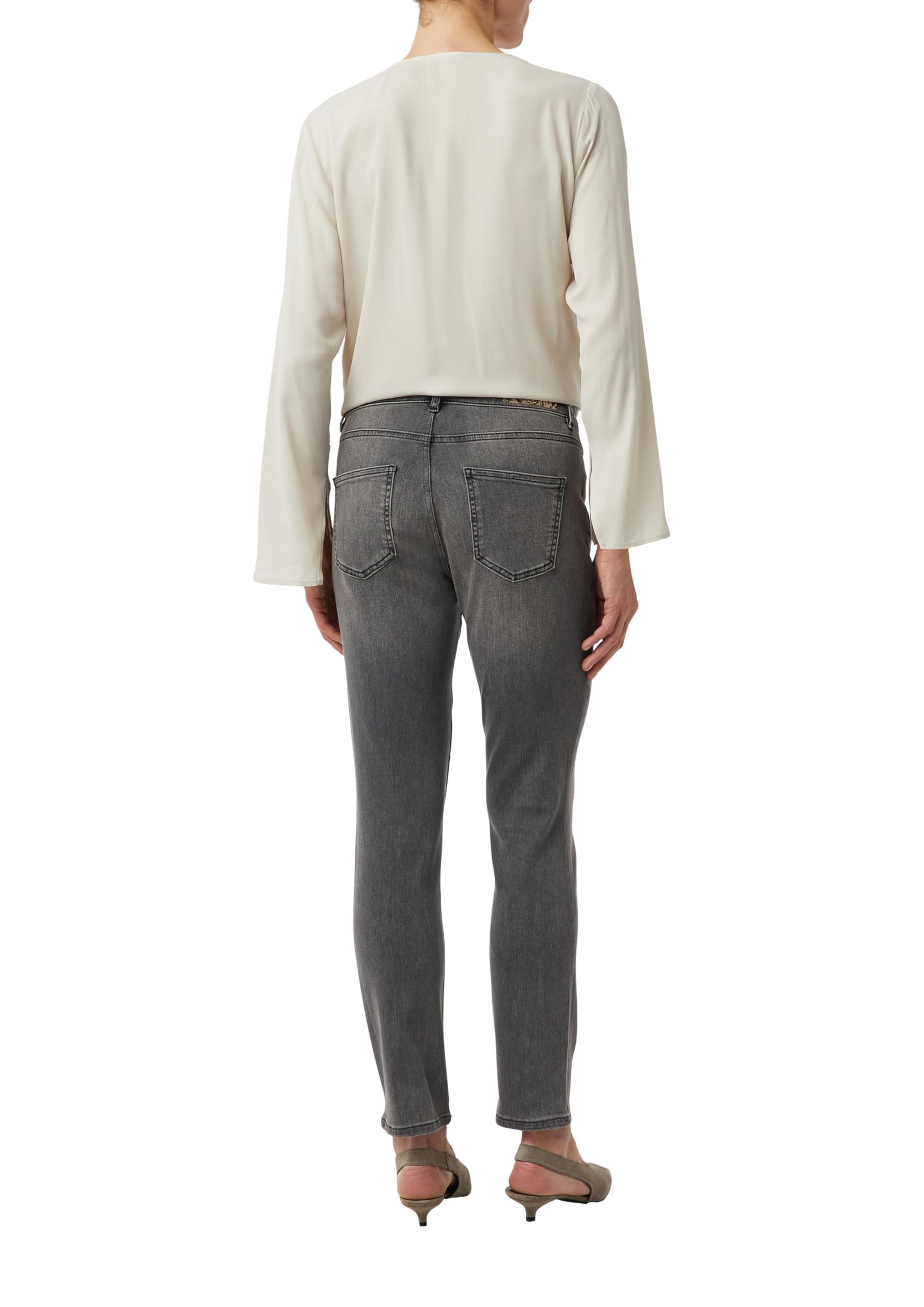 comma-slim-fit-jeans-damen-gr-46-stretch-schmuckknopf image 2