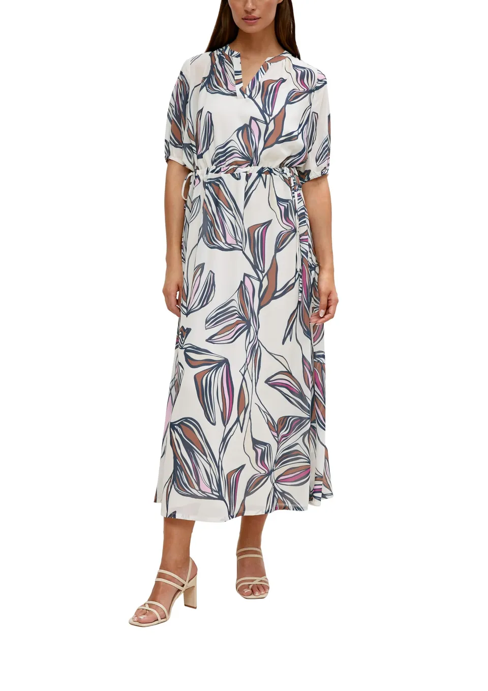 comma-kleid-kurz-l-ssig-kurze-rmel-sommer image 1