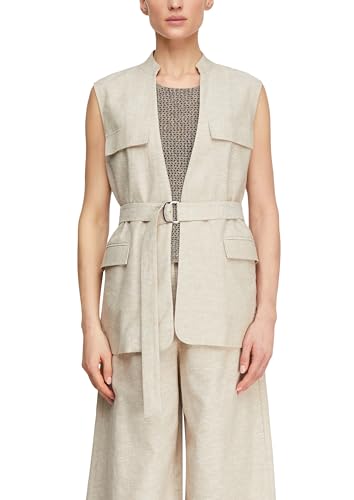 comma-utility-weste-damen-leinen-mix-gr-32-stehkragen image 8