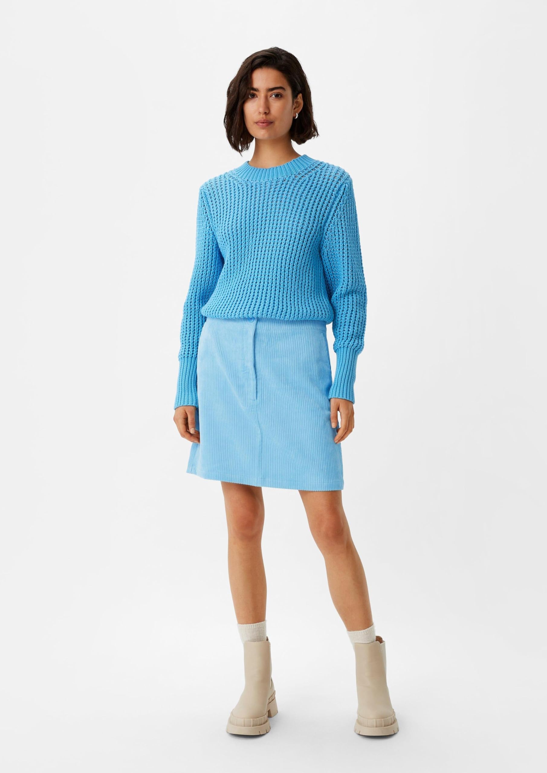 comma-skirts-rock-cord-hellblau-gr-38-taschen image 6