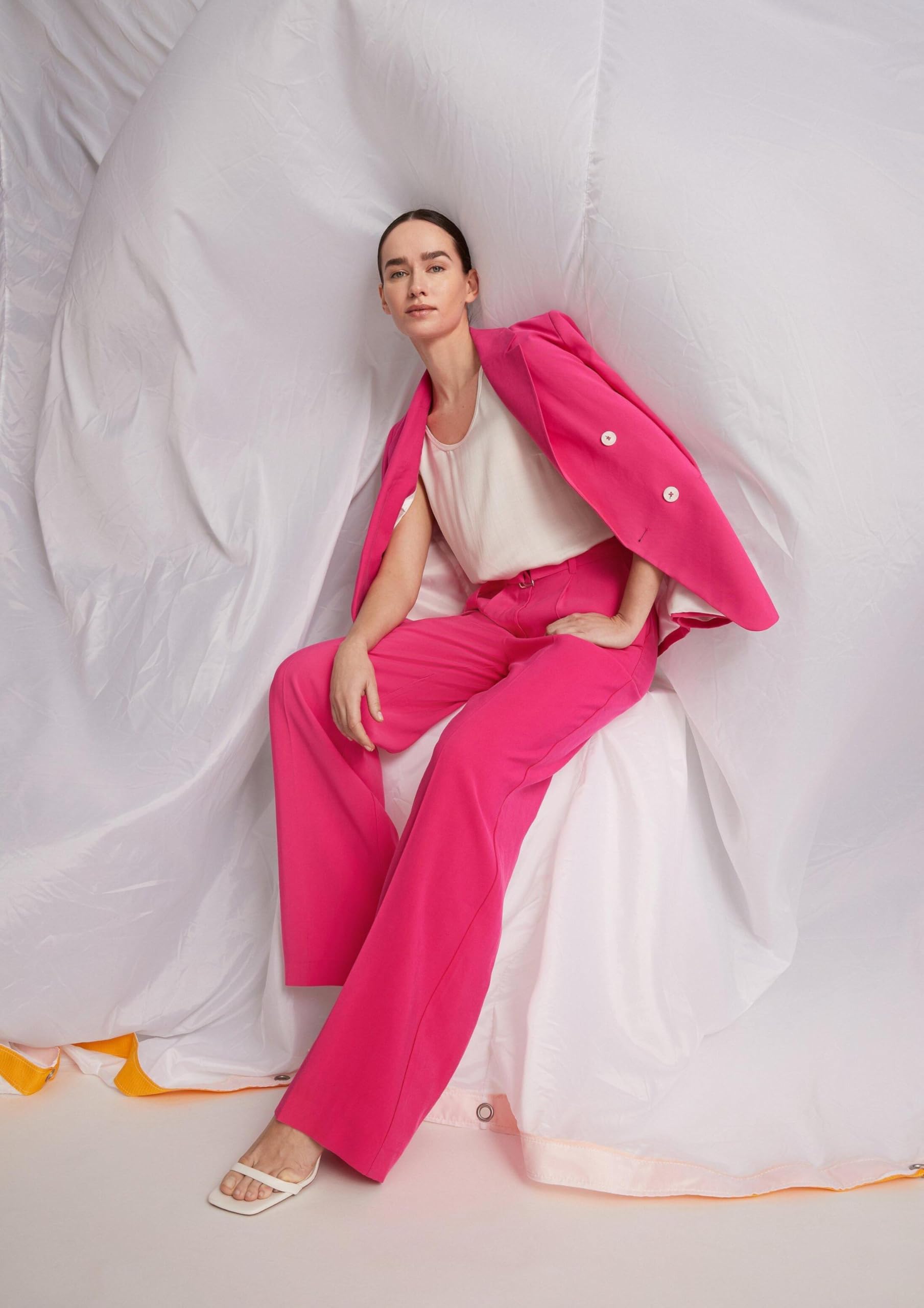 comma-loose-hose-b-gelfalten-viskose-business-pink-4462 image 3