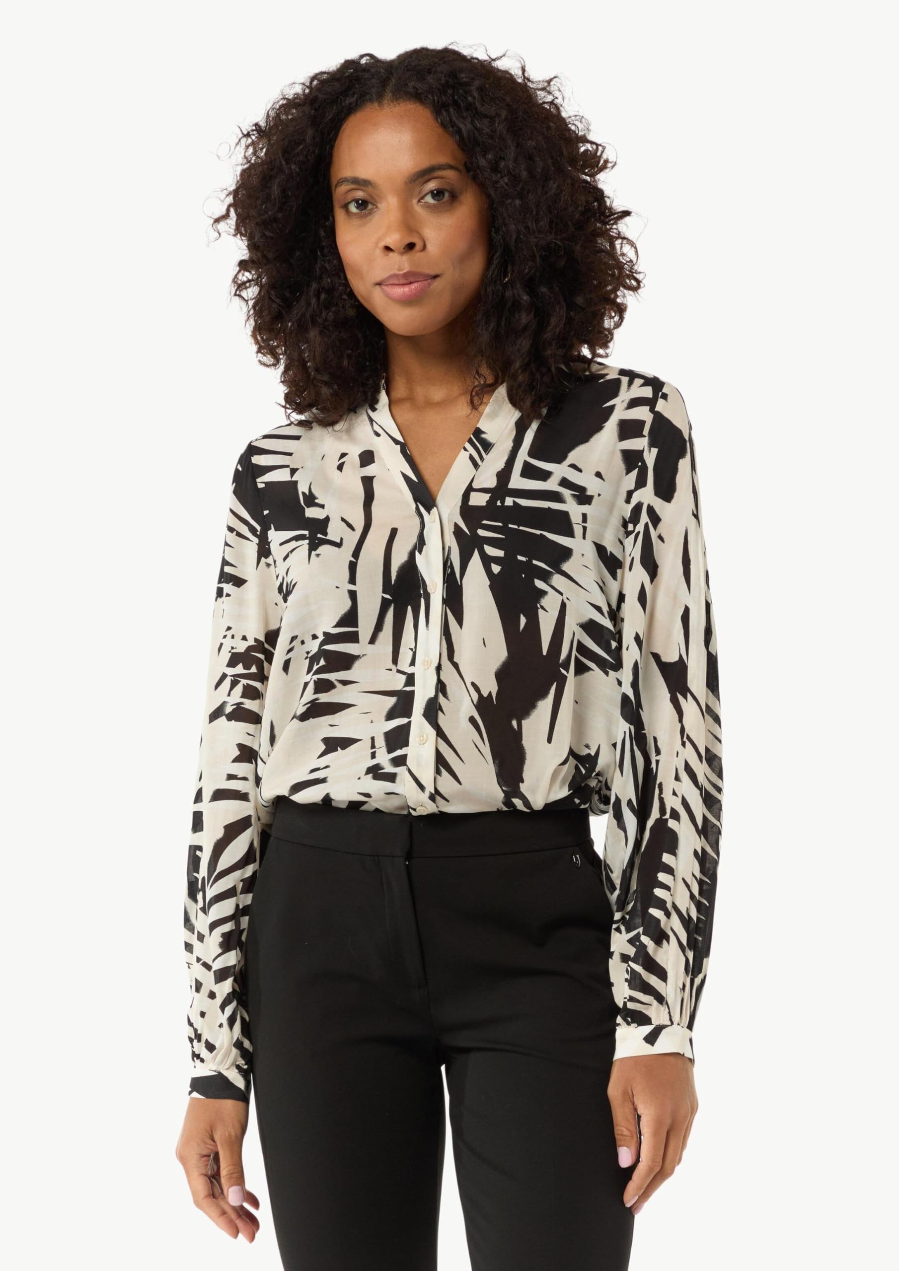 comma-bluse-2148567-stehkragen-shirt-schwarz-gr-46 image 5