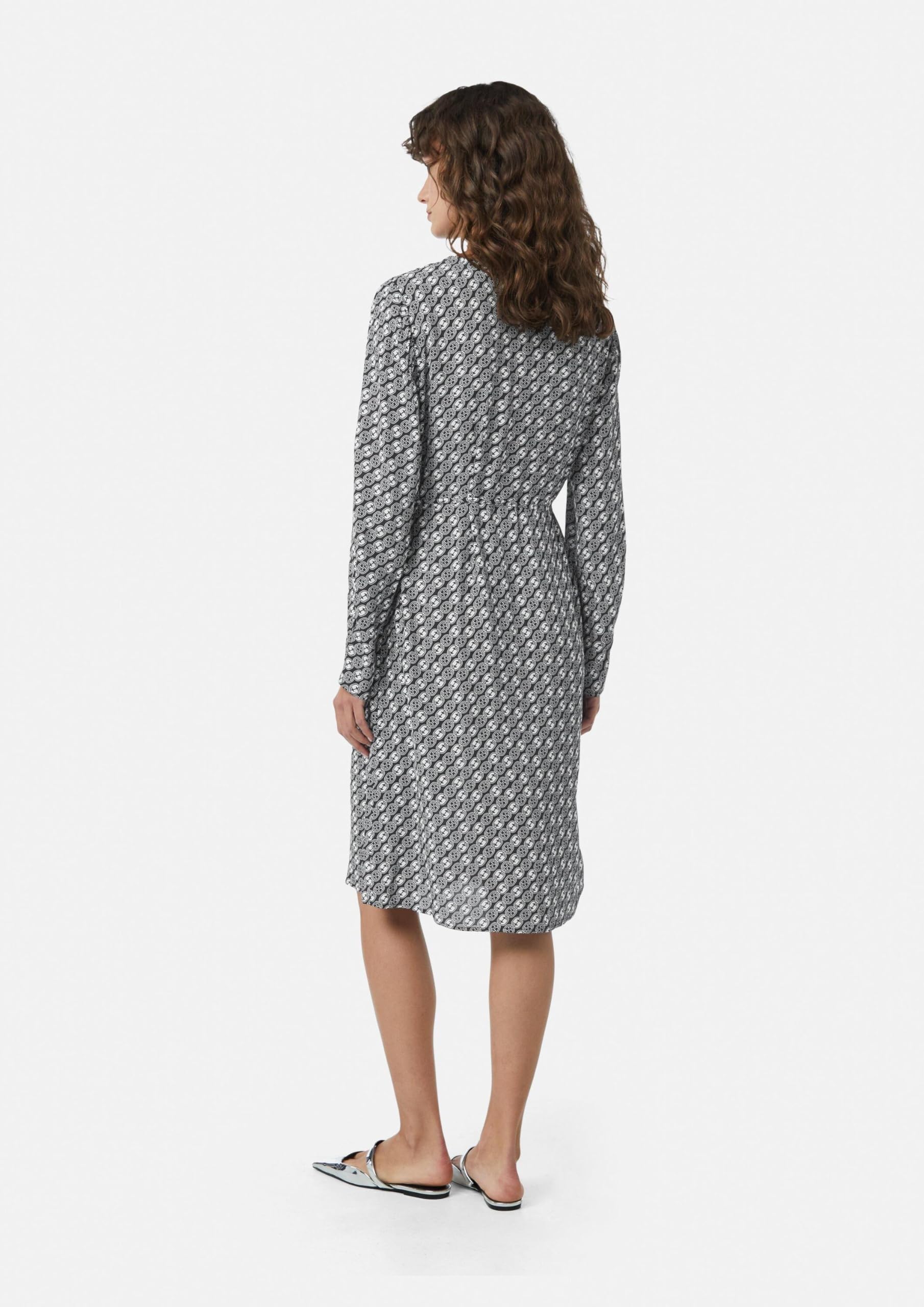comma-cr-pe-kleid-icon-muster-blusenkleid-gr-42-langarm image 8
