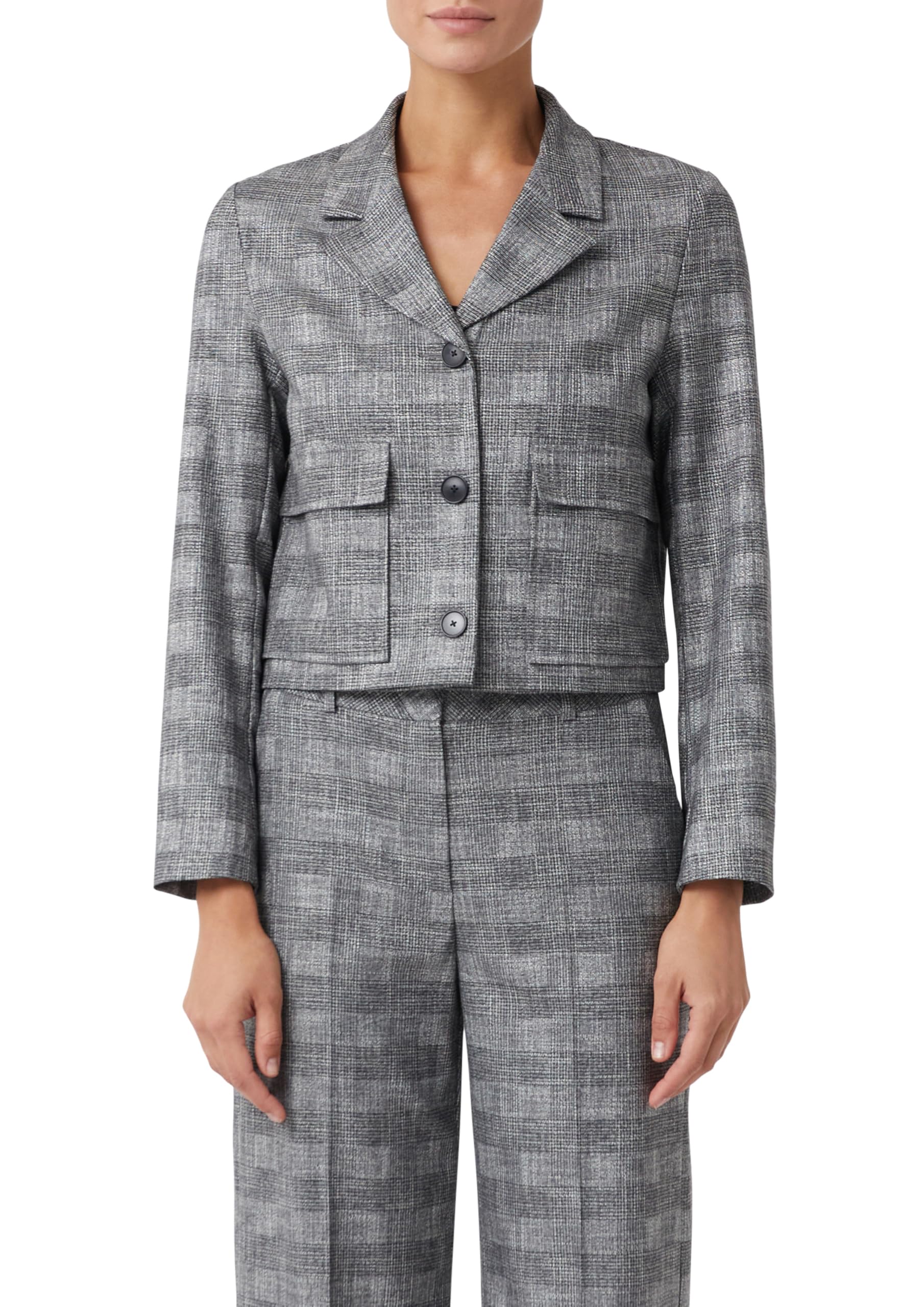 comma-blazers-kurze-blazerjacke-taschen-gr-42 image 1