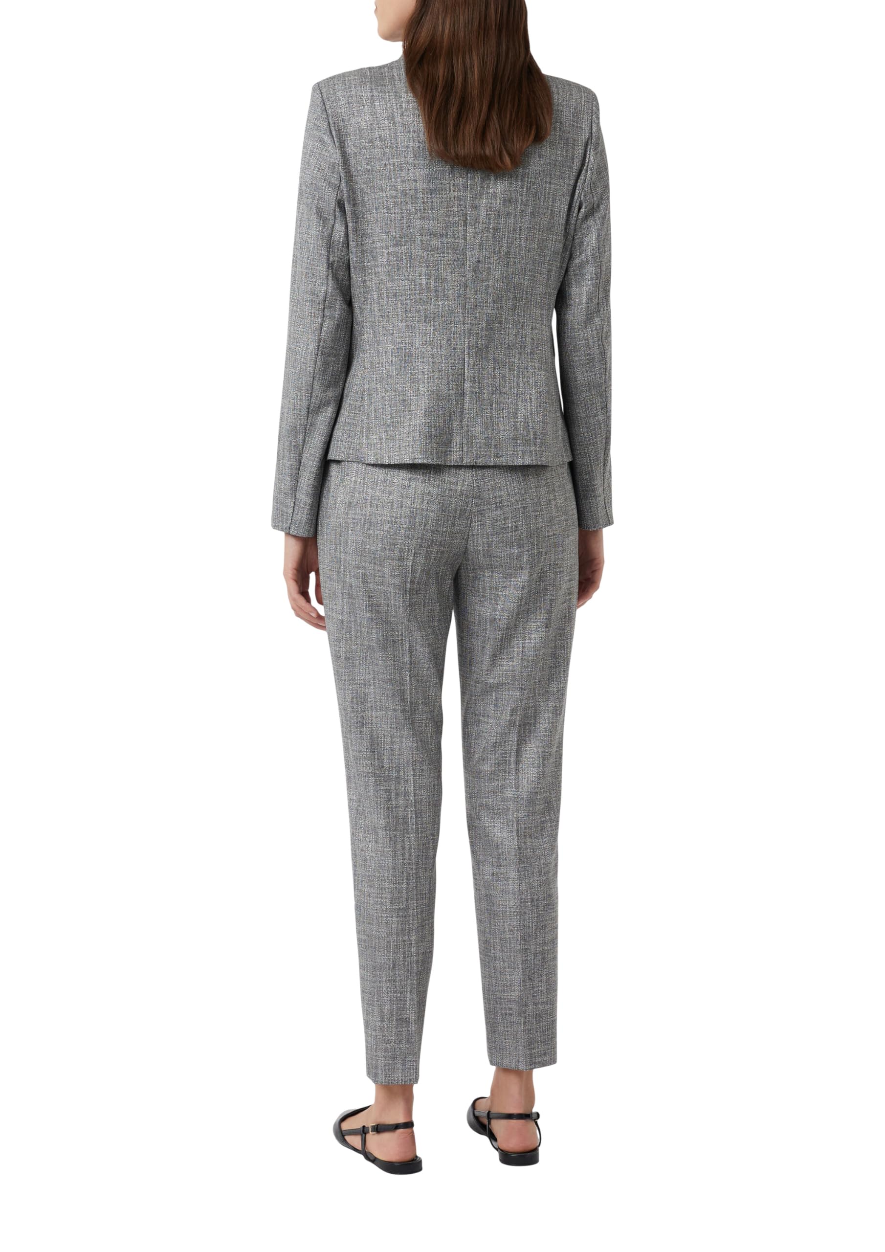 comma-blazers-taillierter-salt-pepper-blazer-gr-42 image 2