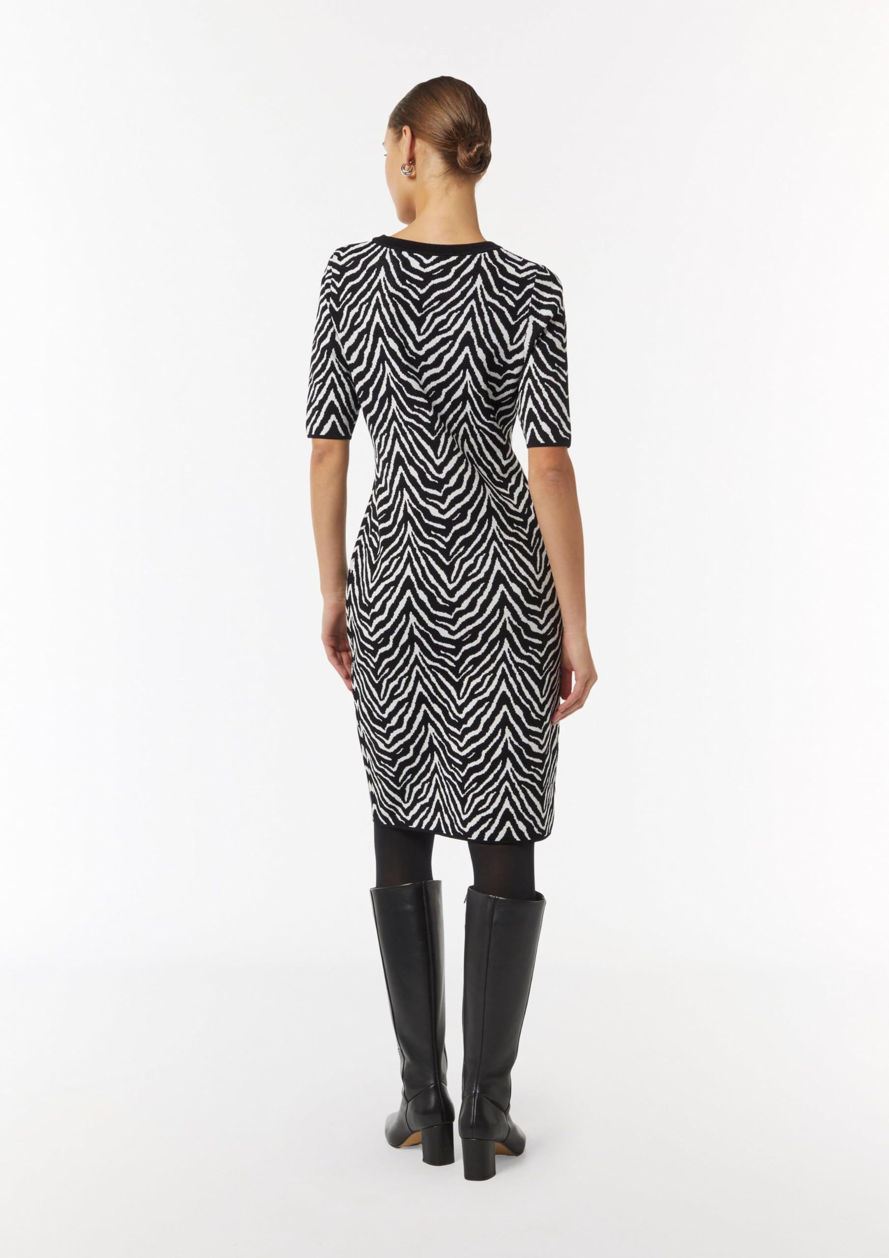 comma-strickkleid-animal-damen-gr-e-40-zebra-schmal image 8