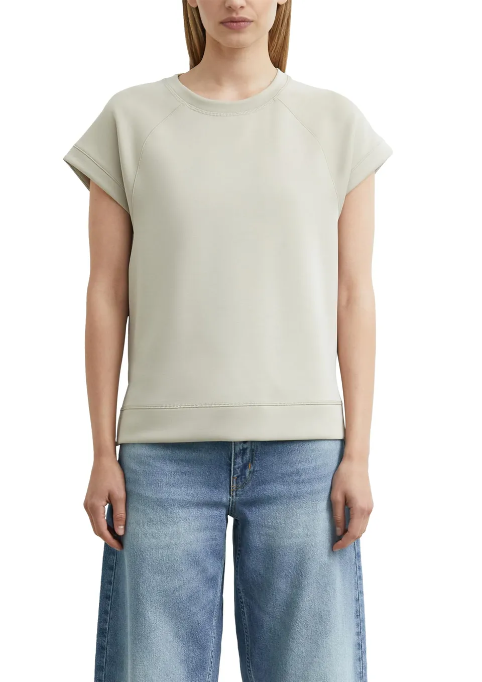 comma-damen-sweatshirt-kurzarm-rundhals-gr-44-regular-fit image 1