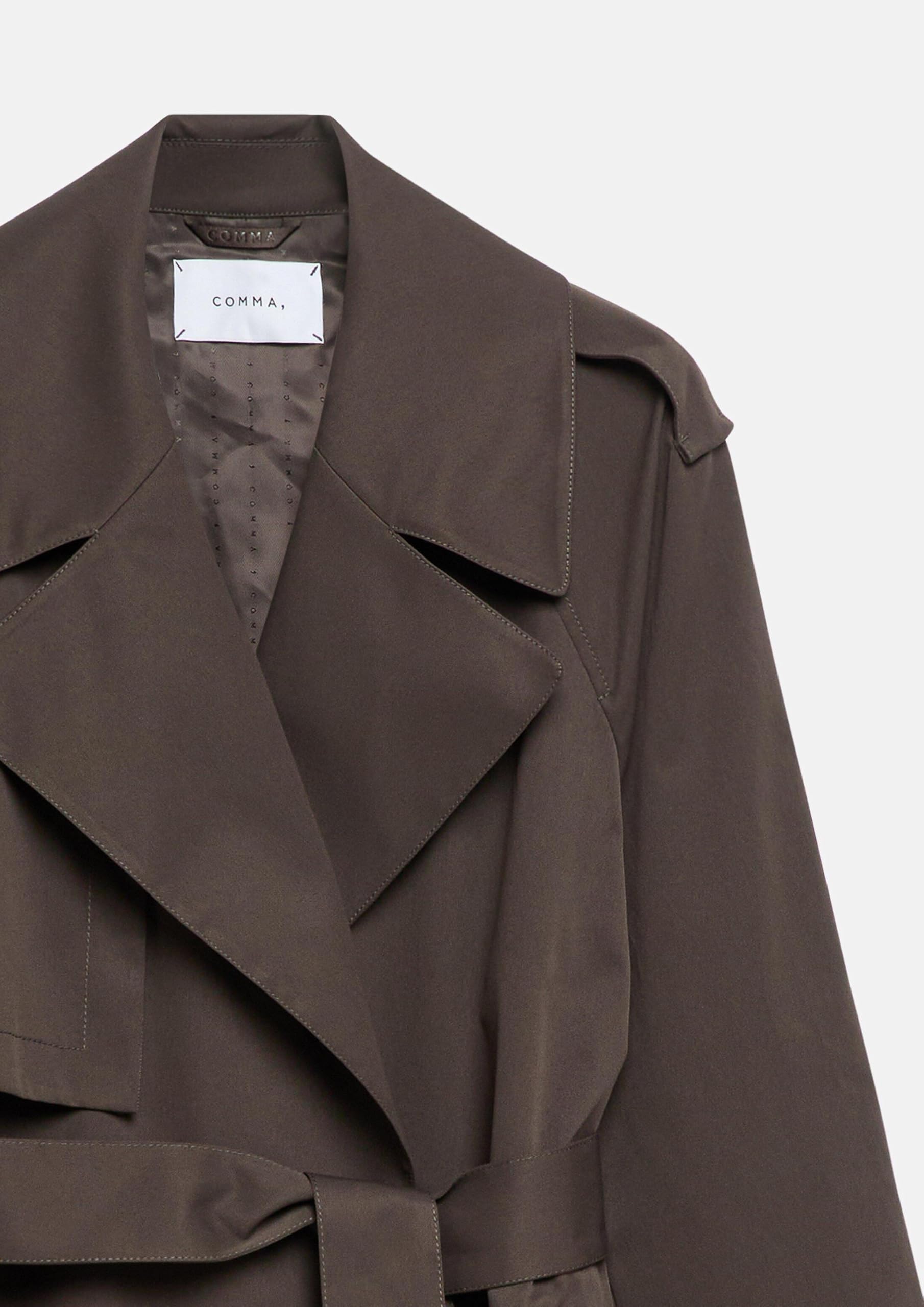 comma-trenchcoat-relaxed-fit-mantel-damen-bindeg-rtel-twill image 5